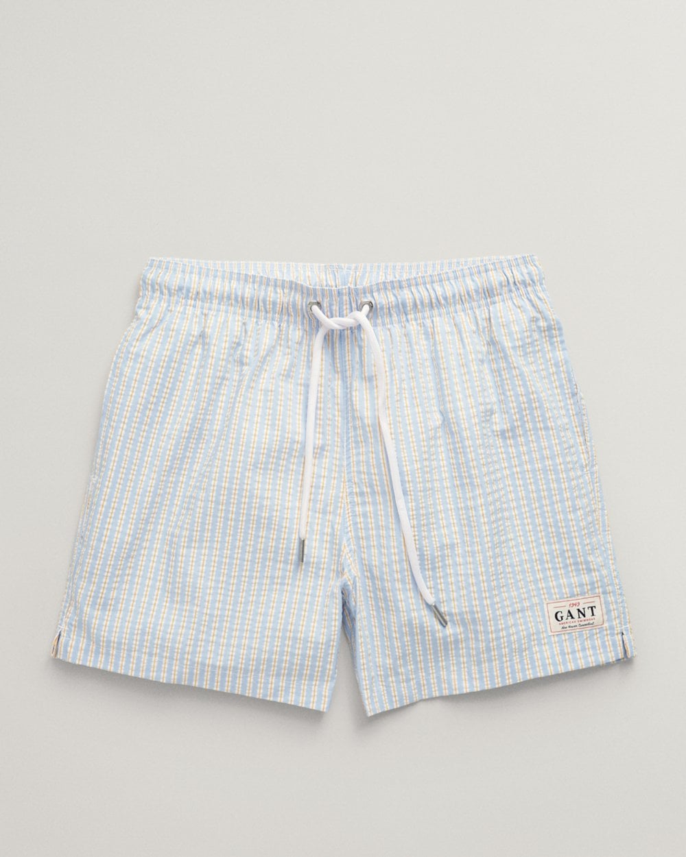 GANT Mens Regular Fit Seersucker Swim Shorts