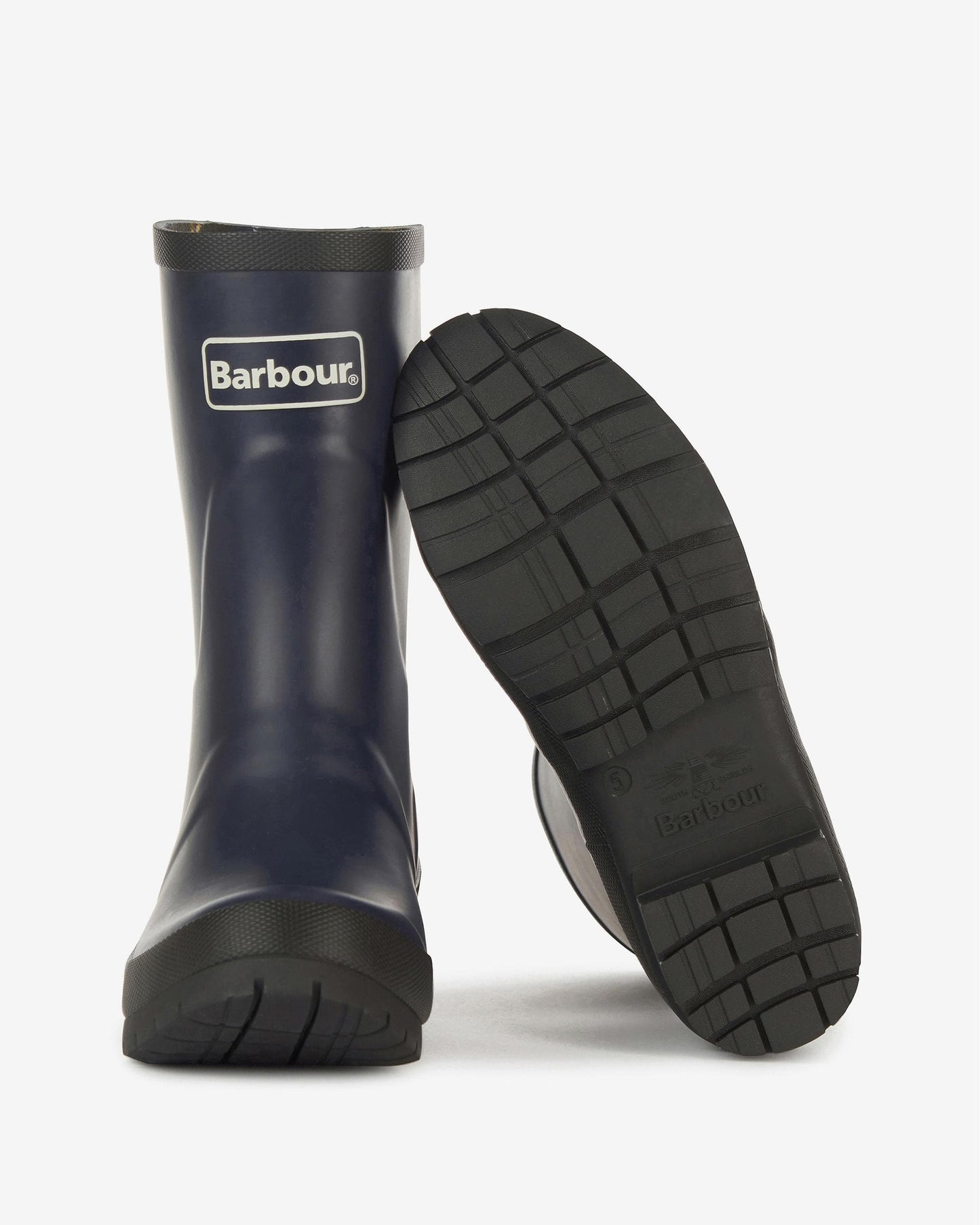 Barbour Banbury Womens Short Wellingtons - Navy