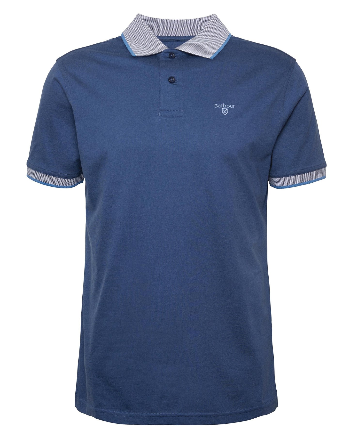 Barbour Cornsay Mens Tailored Polo - Dark Denim