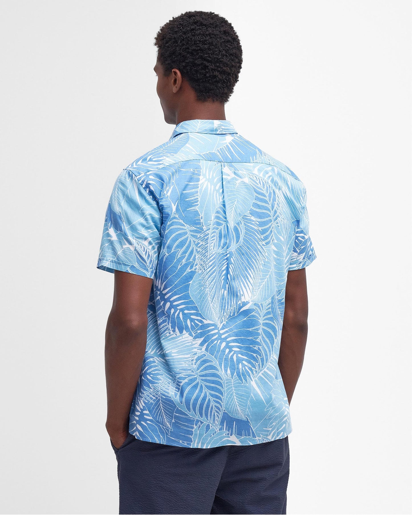 Barbour Cornwall Mens Summer Shirt - Blue