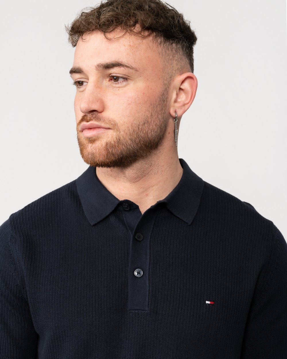 Tommy Hilfiger Tommy Hilfiger Chain Ridge Structure Mens Polo