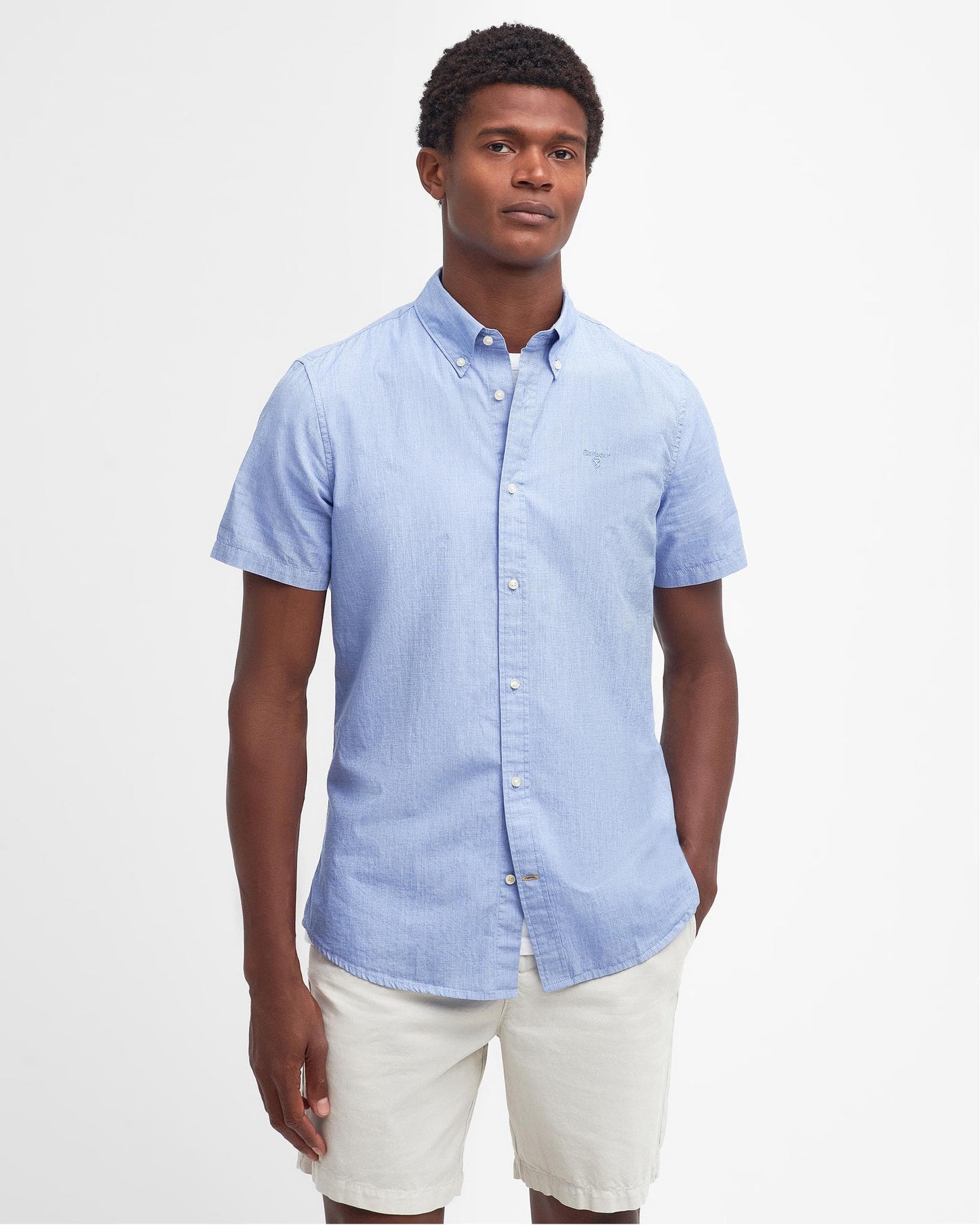 Barbour Crest Poplin Mens Tailored Shirt