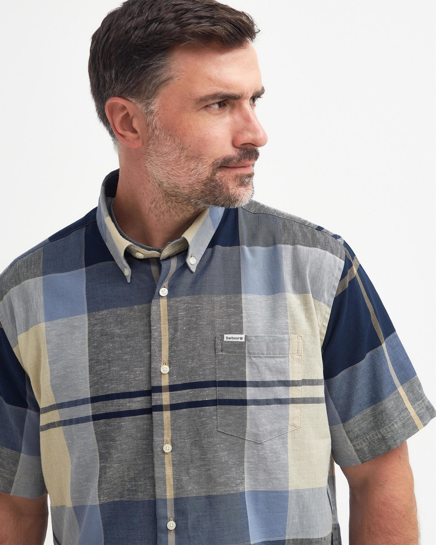 Barbour Douglas Tartan Mens Shirt - River Birch