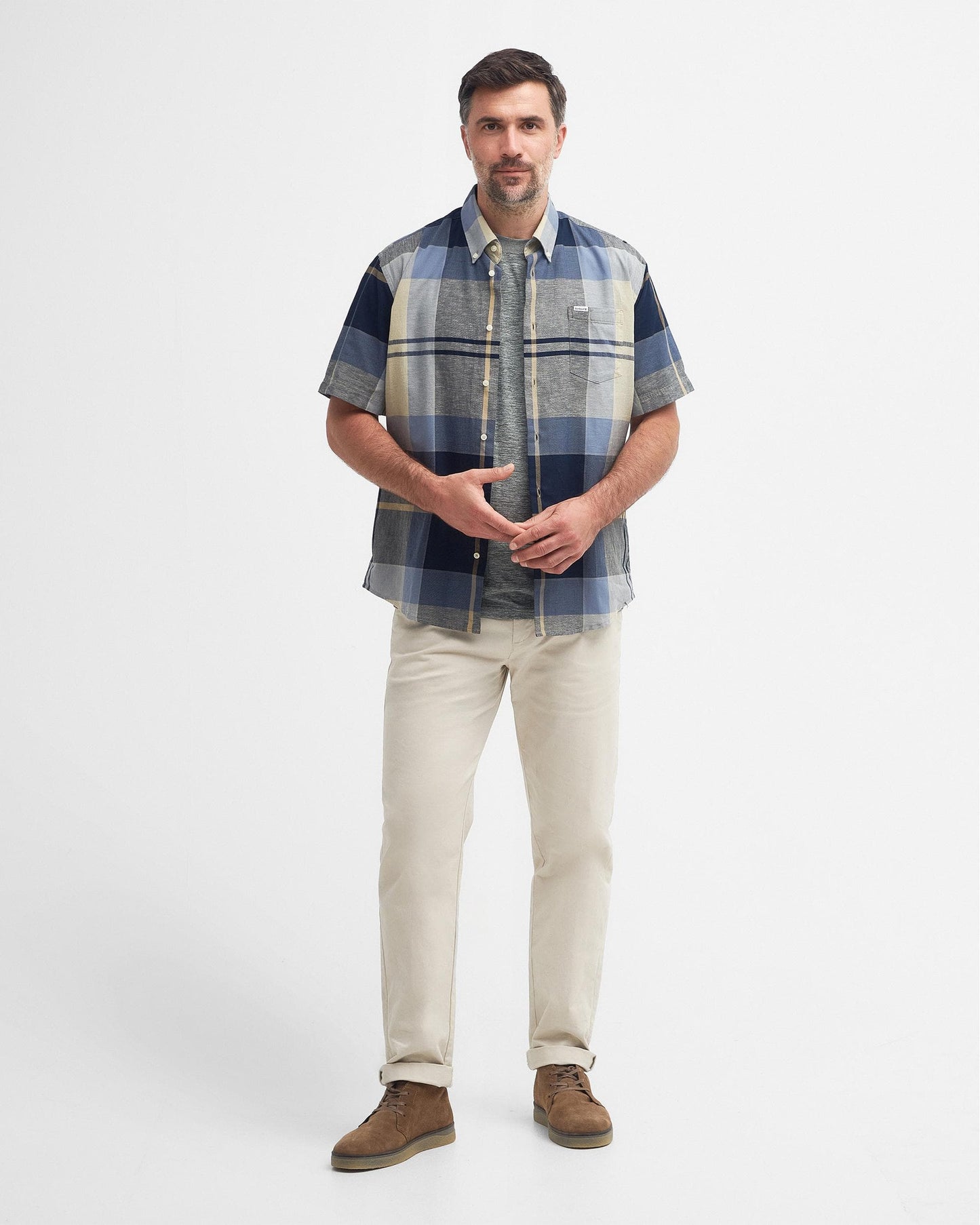 Barbour Douglas Tartan Mens Shirt - River Birch