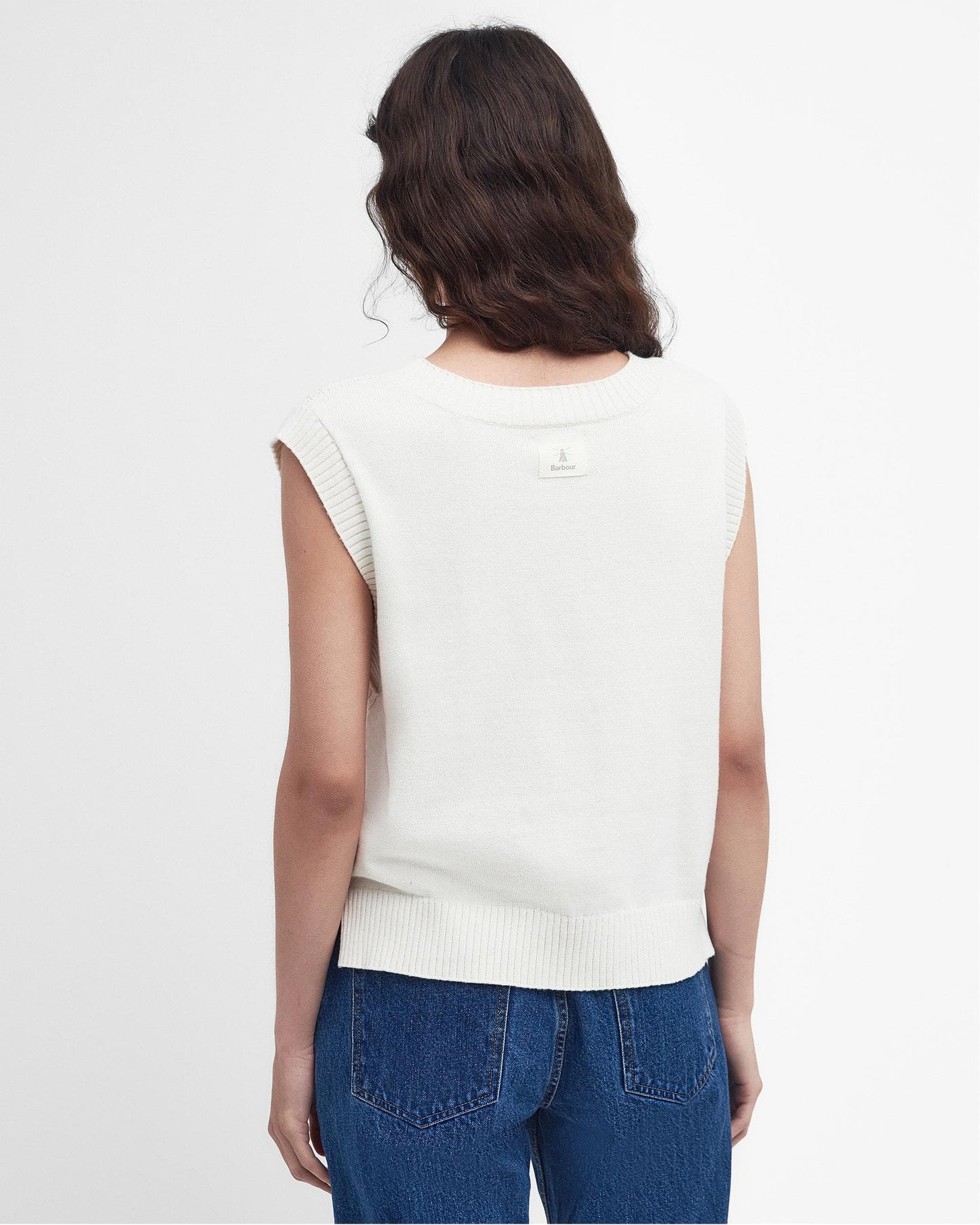 Barbour Falmouth Womens V-Neck Knitted Jumper Vest