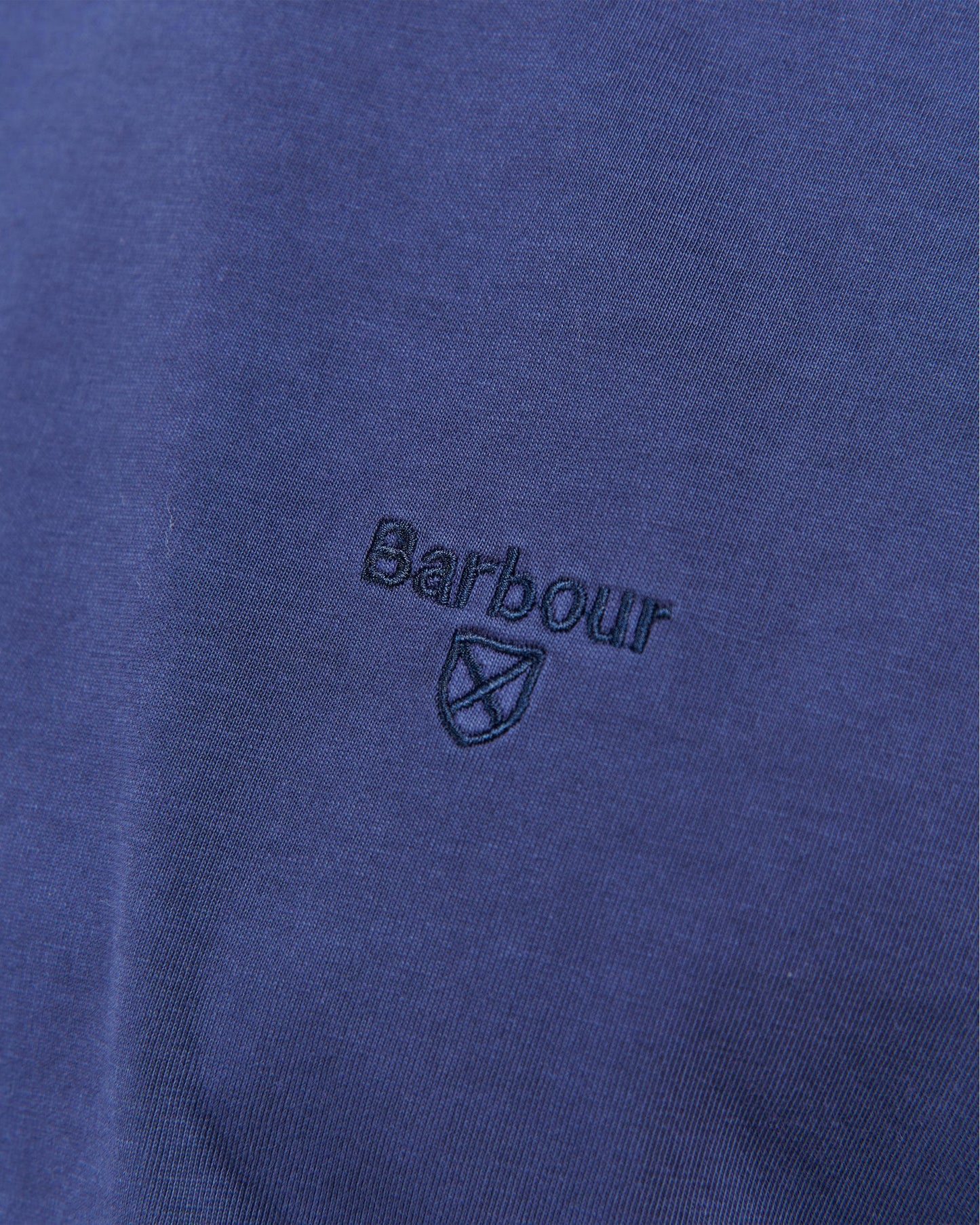 Barbour Garment Dyed Mens Tailored T-Shirt - Navy