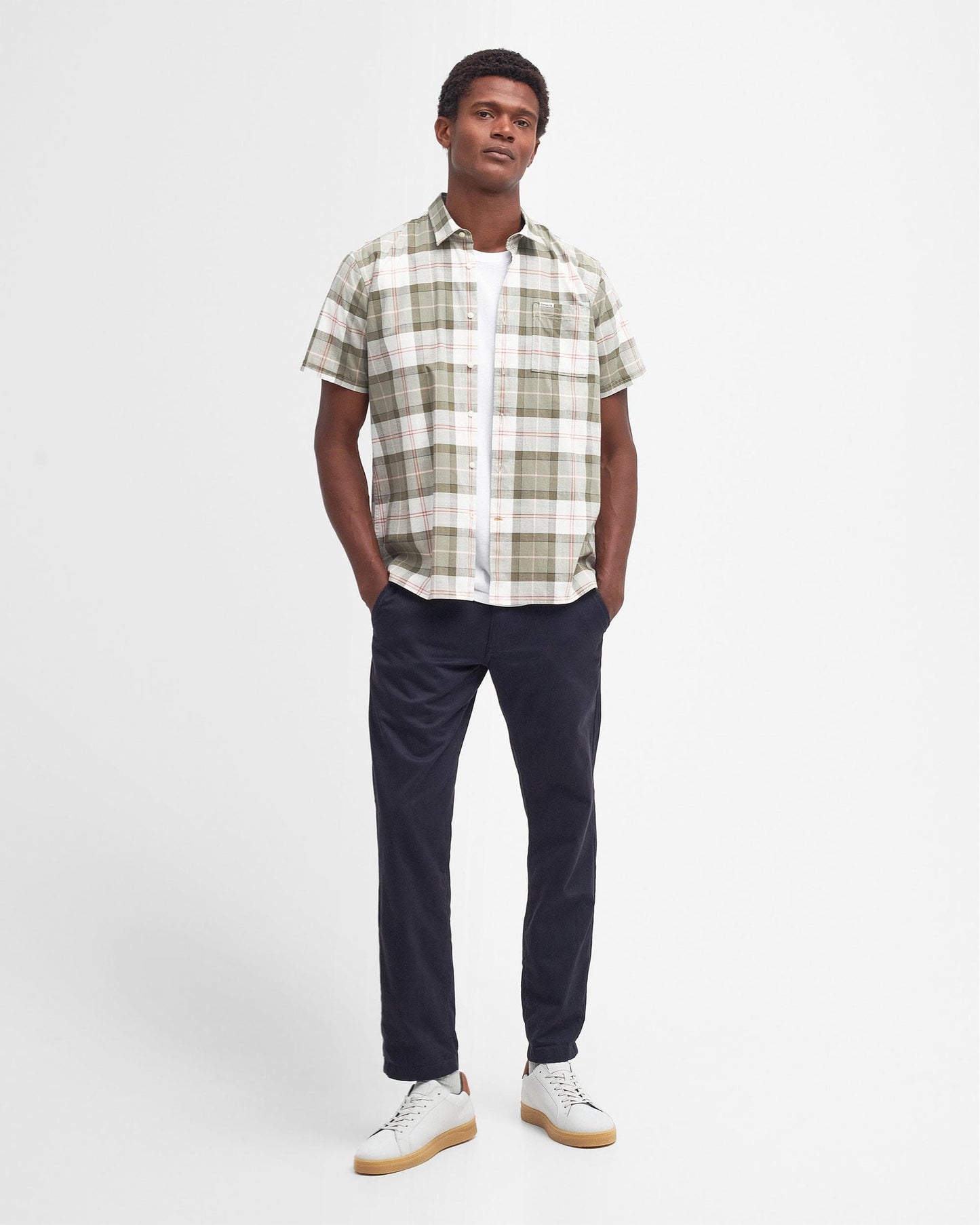 Barbour Gordon Mens Tailored Shirt - Glenmore Olive