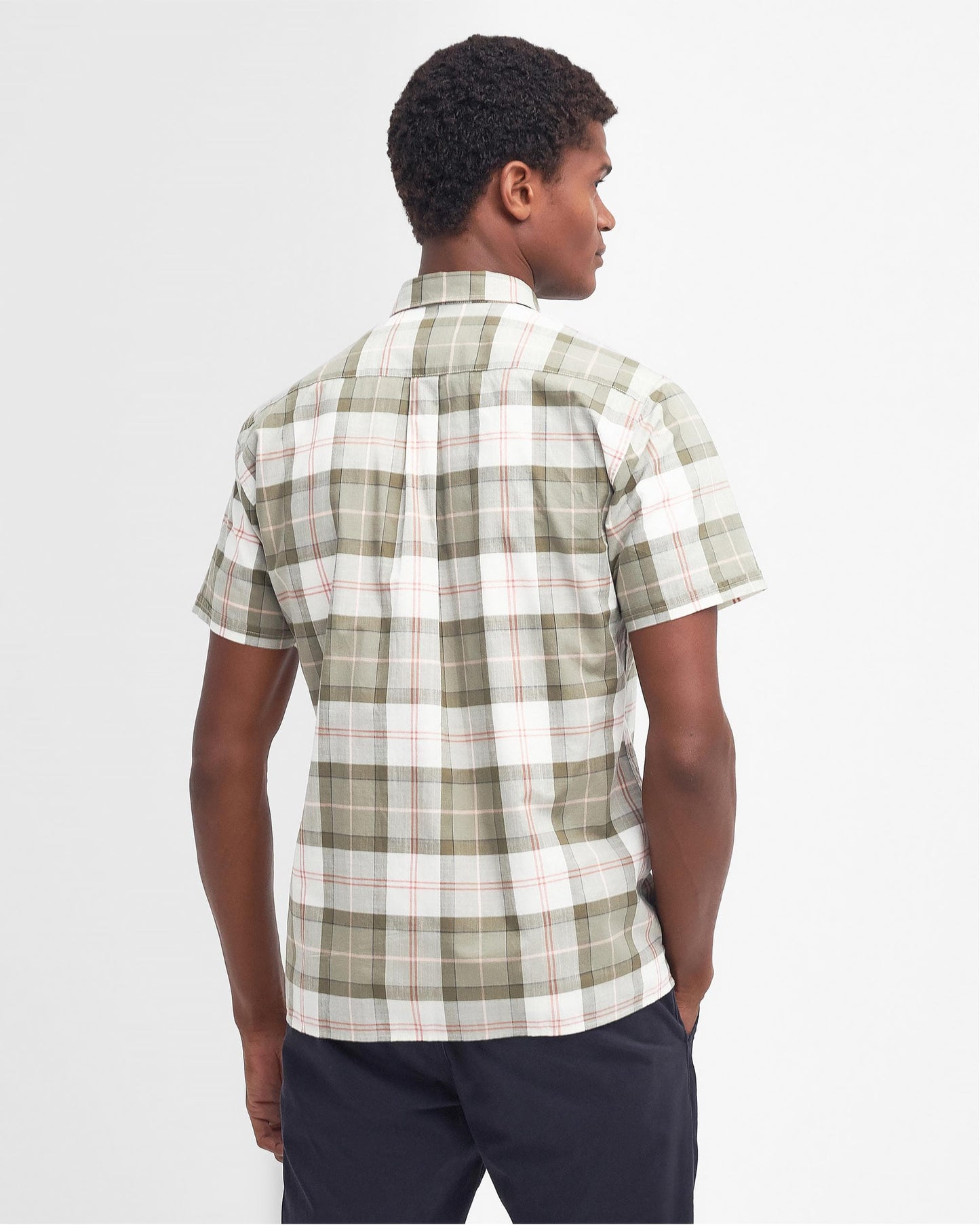 Barbour Gordon Mens Tailored Shirt - Glenmore Olive