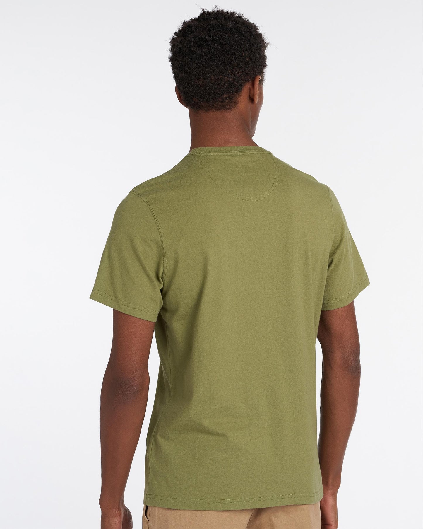 Barbour Logo Mens T-Shirt - Burnt Olive