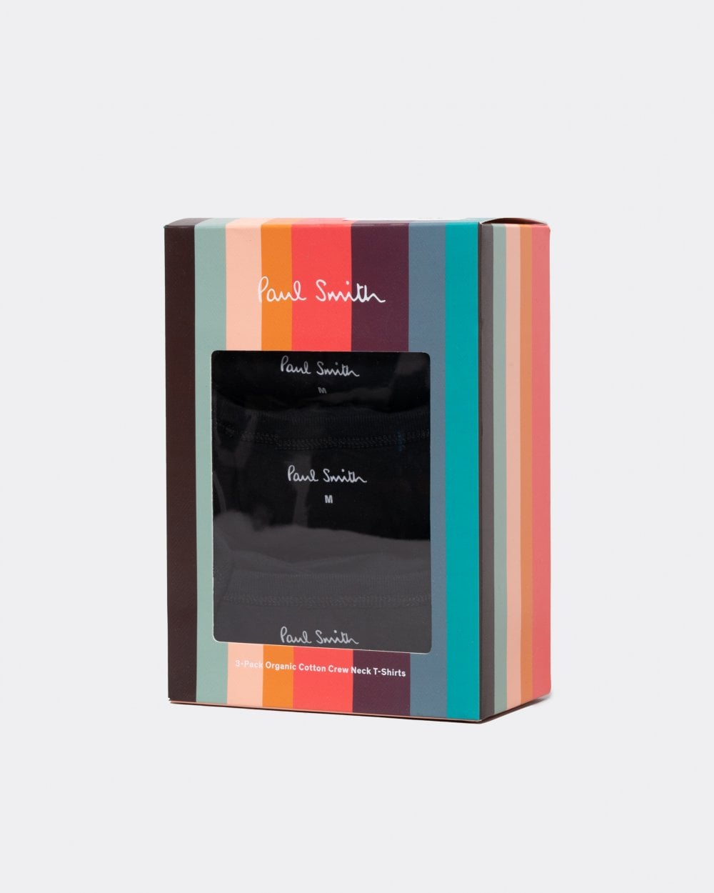 Paul Smith 3 Pack Mens Script Logo T-Shirts - 79 Black
