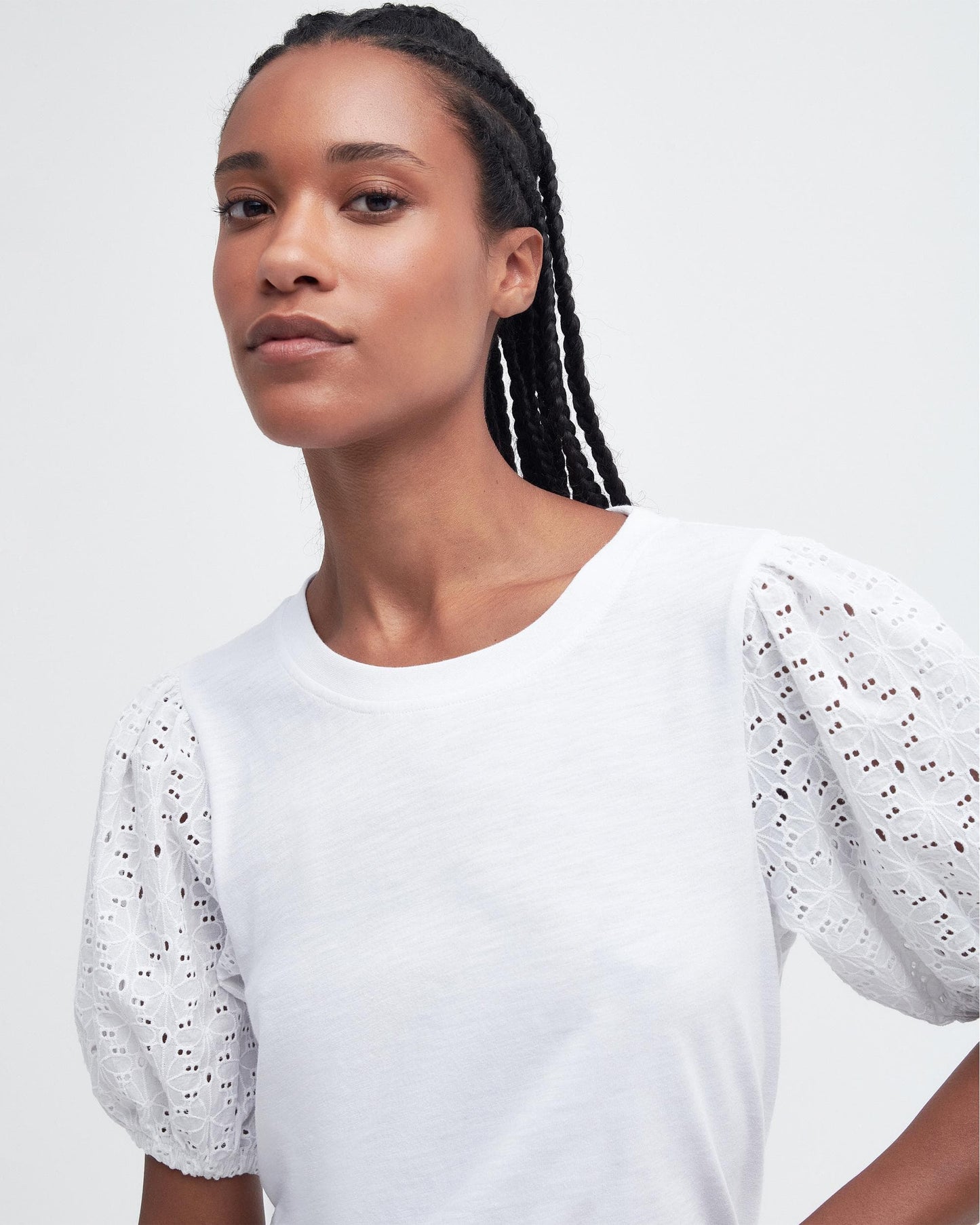 Barbour Longfield Womens Puff Sleeve Top