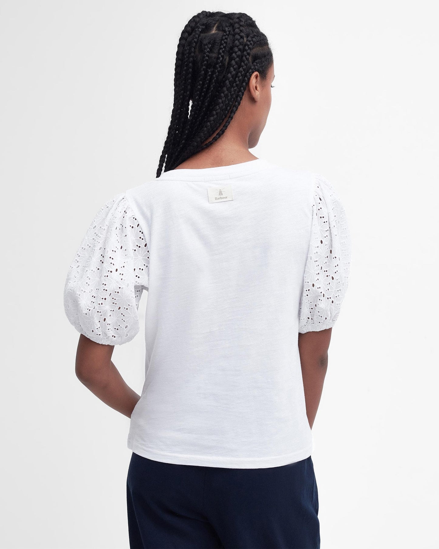 Barbour Longfield Womens Puff Sleeve Top