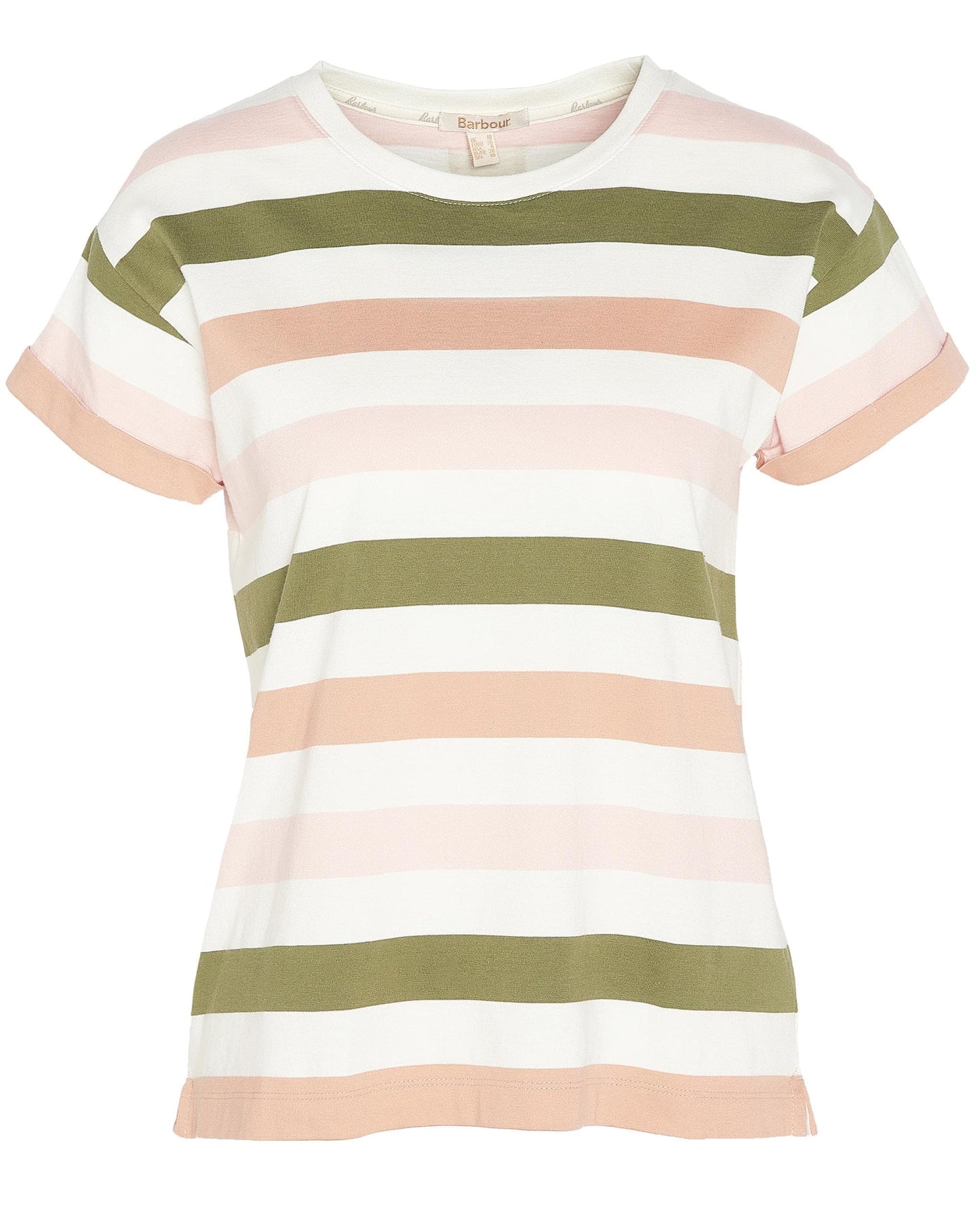 Barbour Lyndale Womens Top - Soft Apricot Stripe