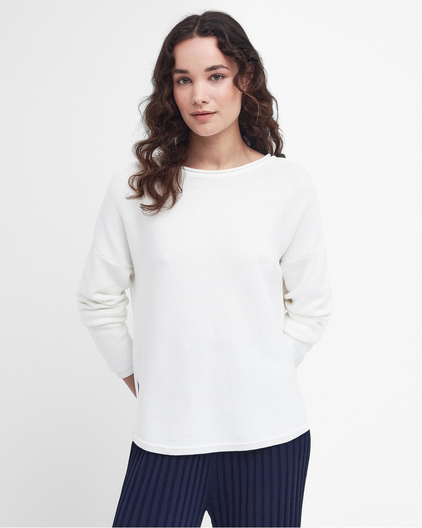Barbour Marine Womens Jumper - Cloud
