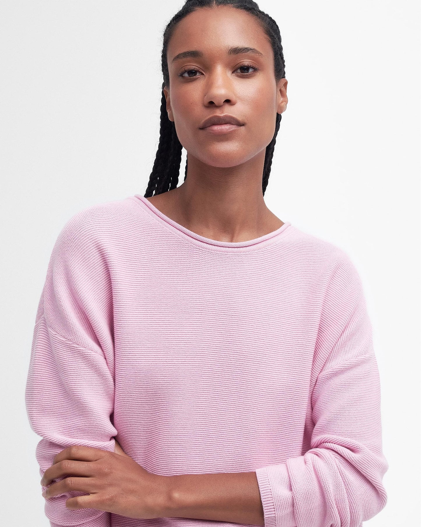 Barbour Marine Womens Jumper - Mallow Pink