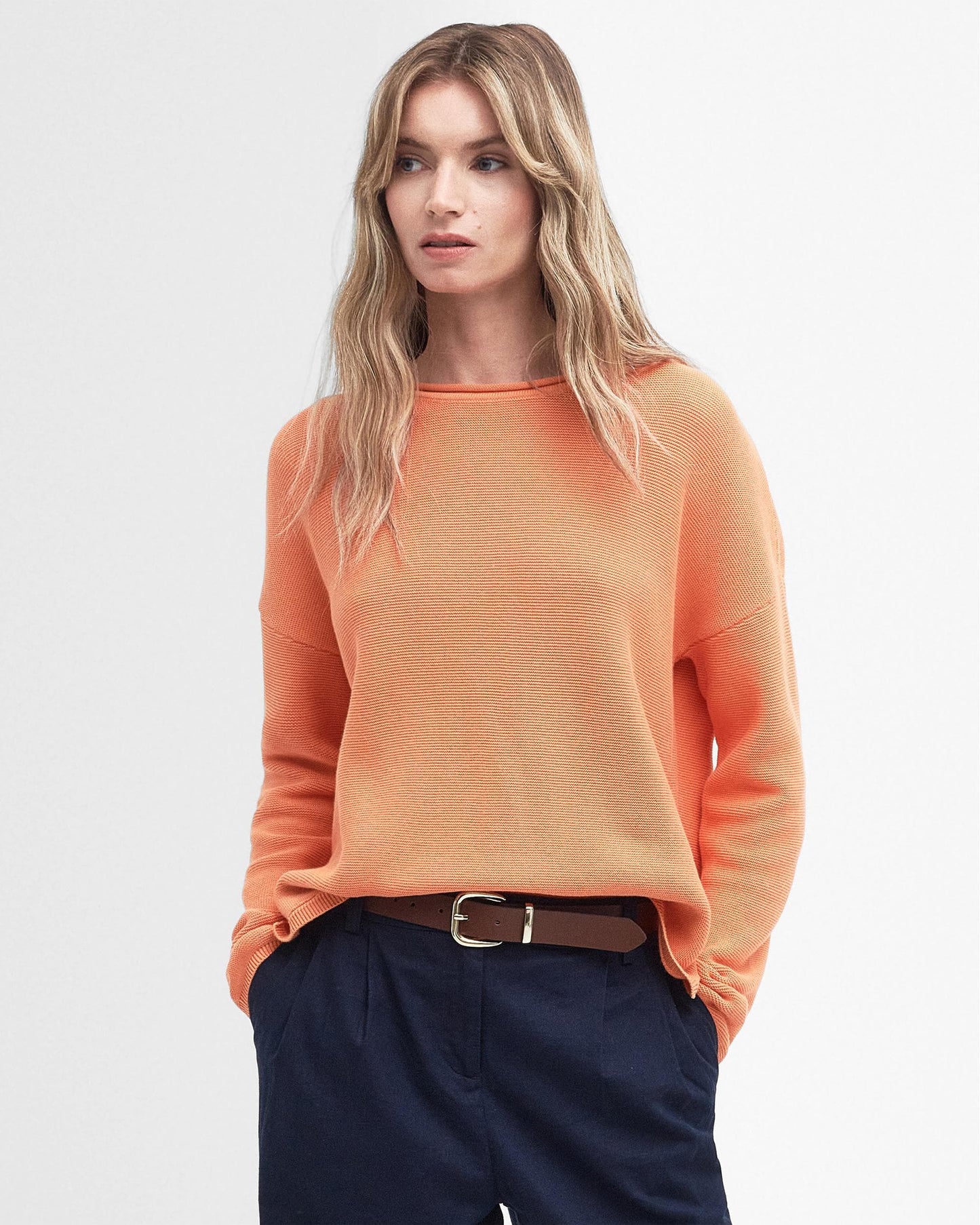 Barbour Marine Womens Jumper - Apricot Crush