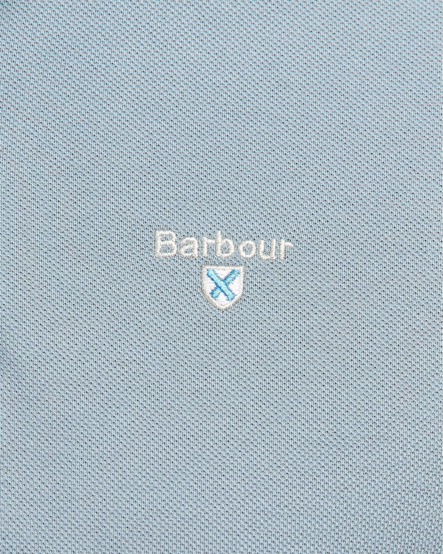 Barbour Mens Sports Polo Shirt - Washed Blue