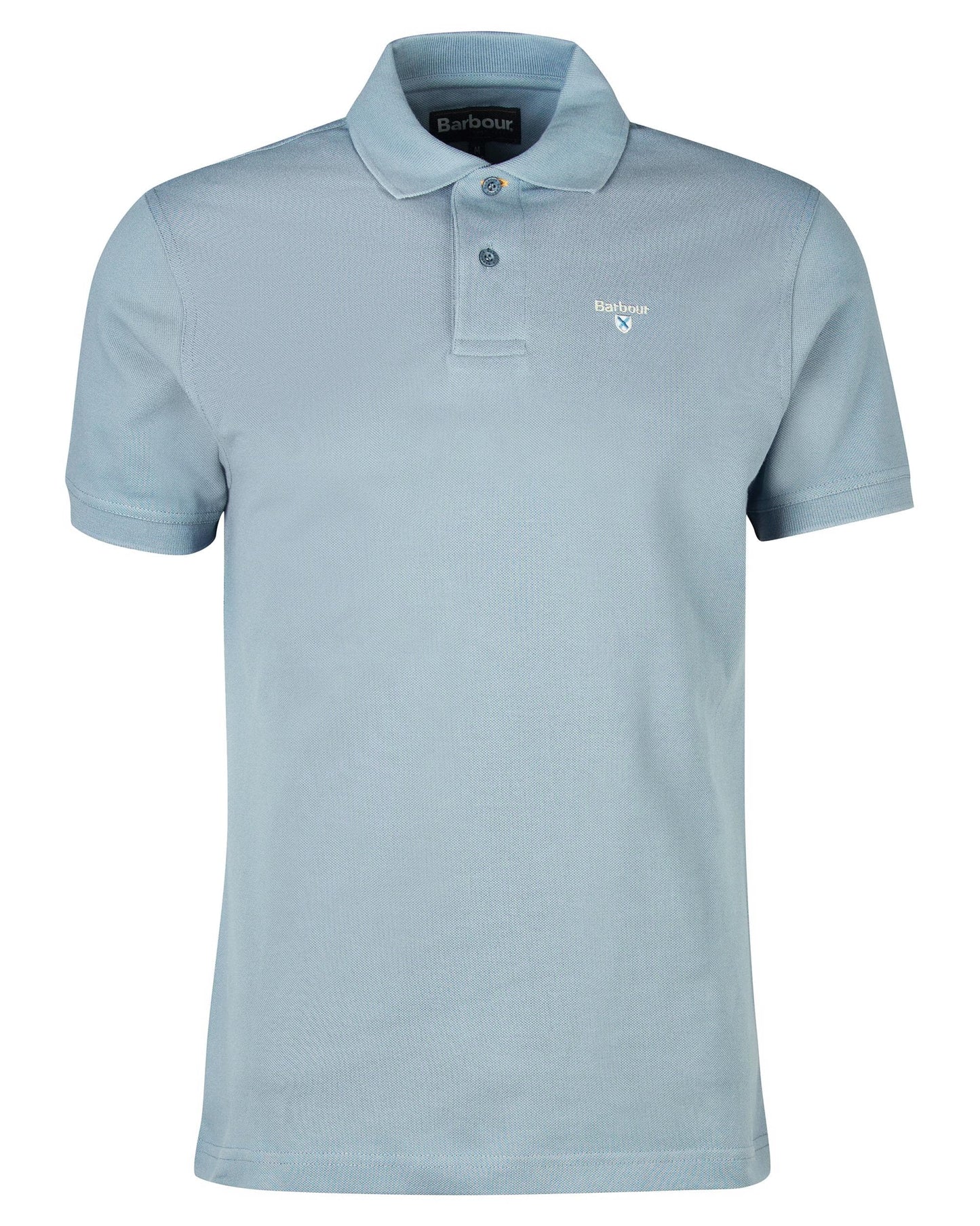 Barbour Mens Sports Polo Shirt - Washed Blue