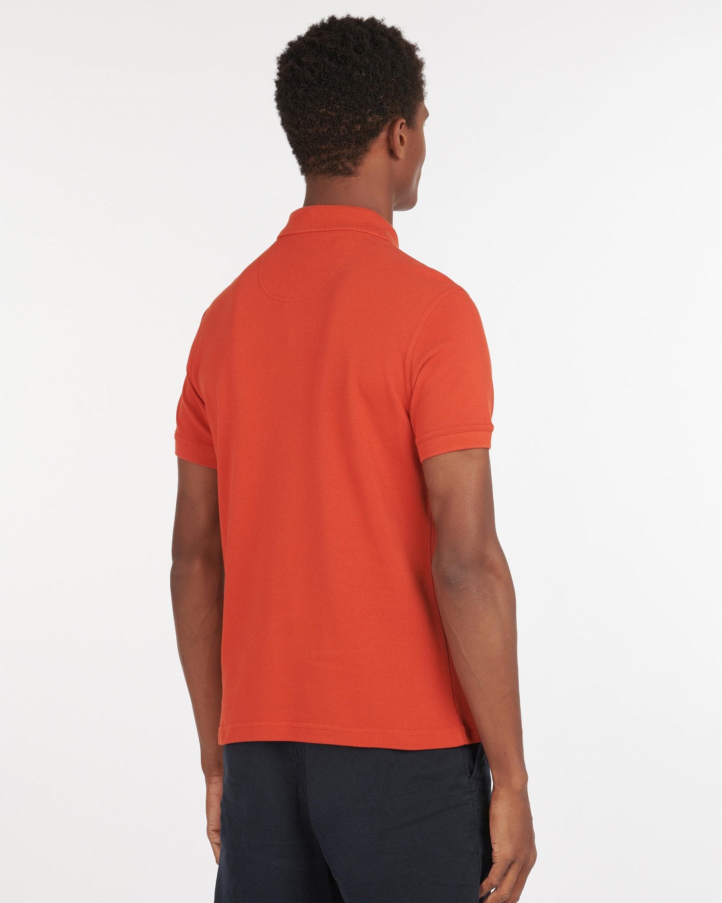 Barbour Mens Sports Polo Shirt - Paprika