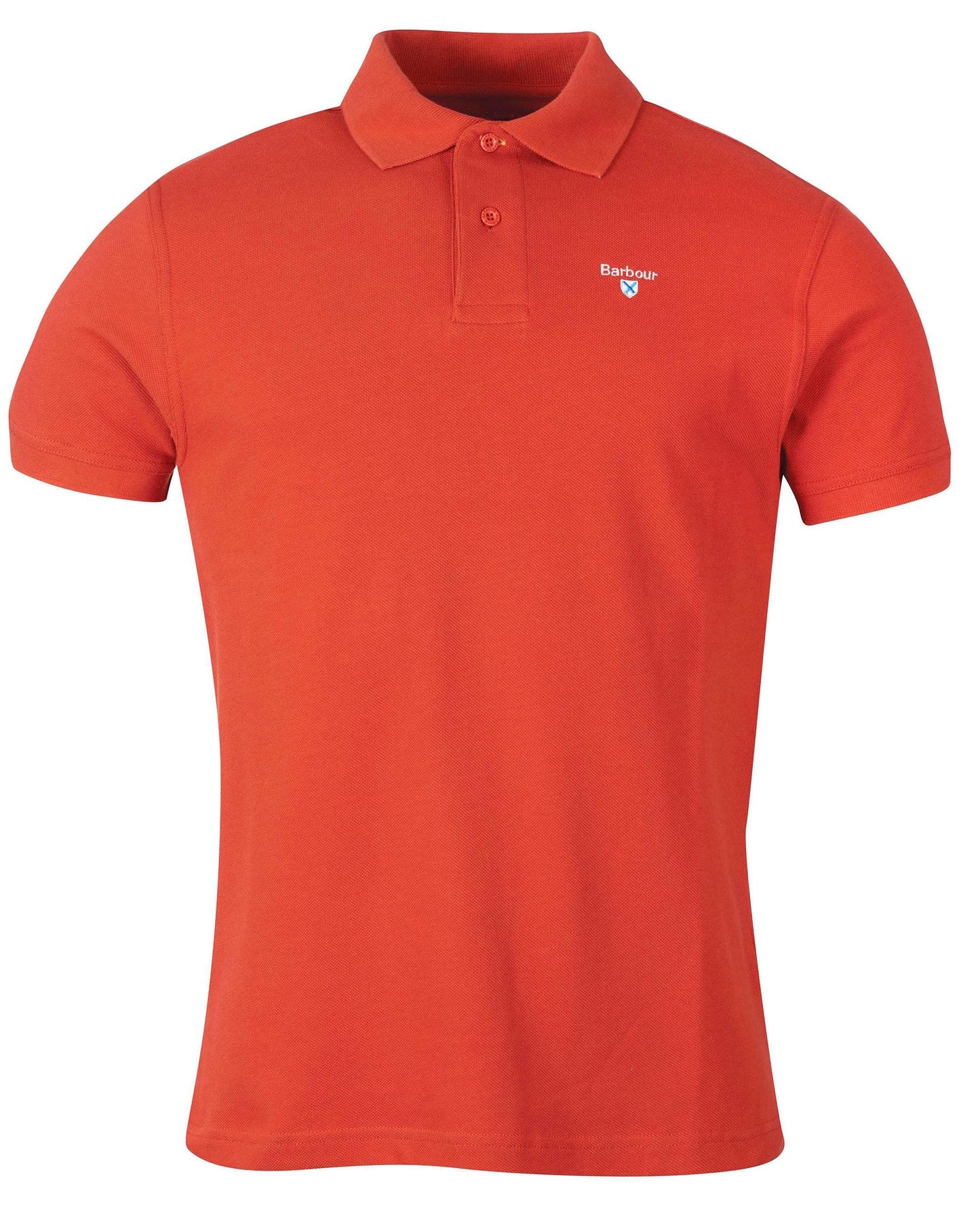 Barbour Mens Sports Polo Shirt - Paprika