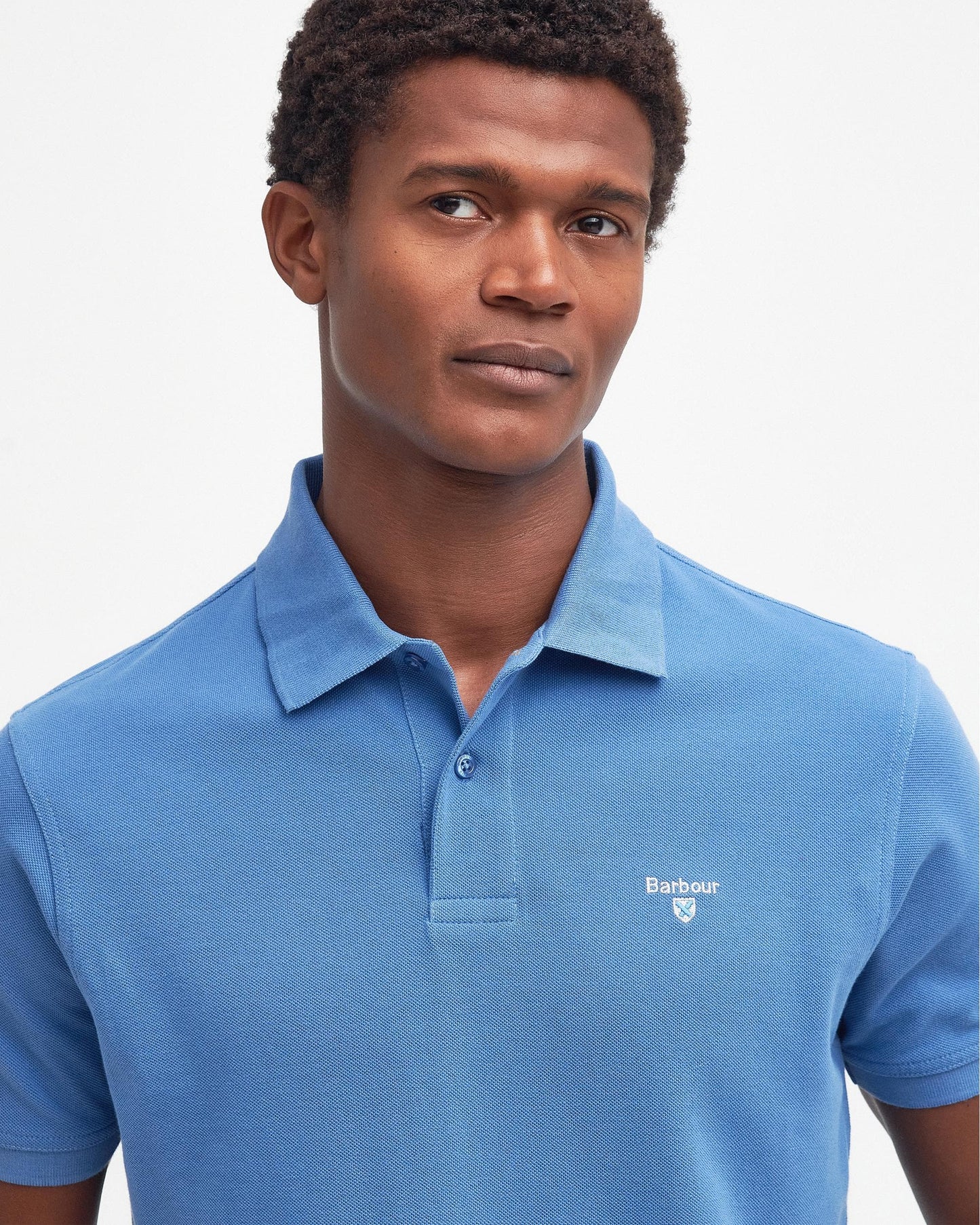 Barbour Mens Sports Polo Shirt - Federal Blue