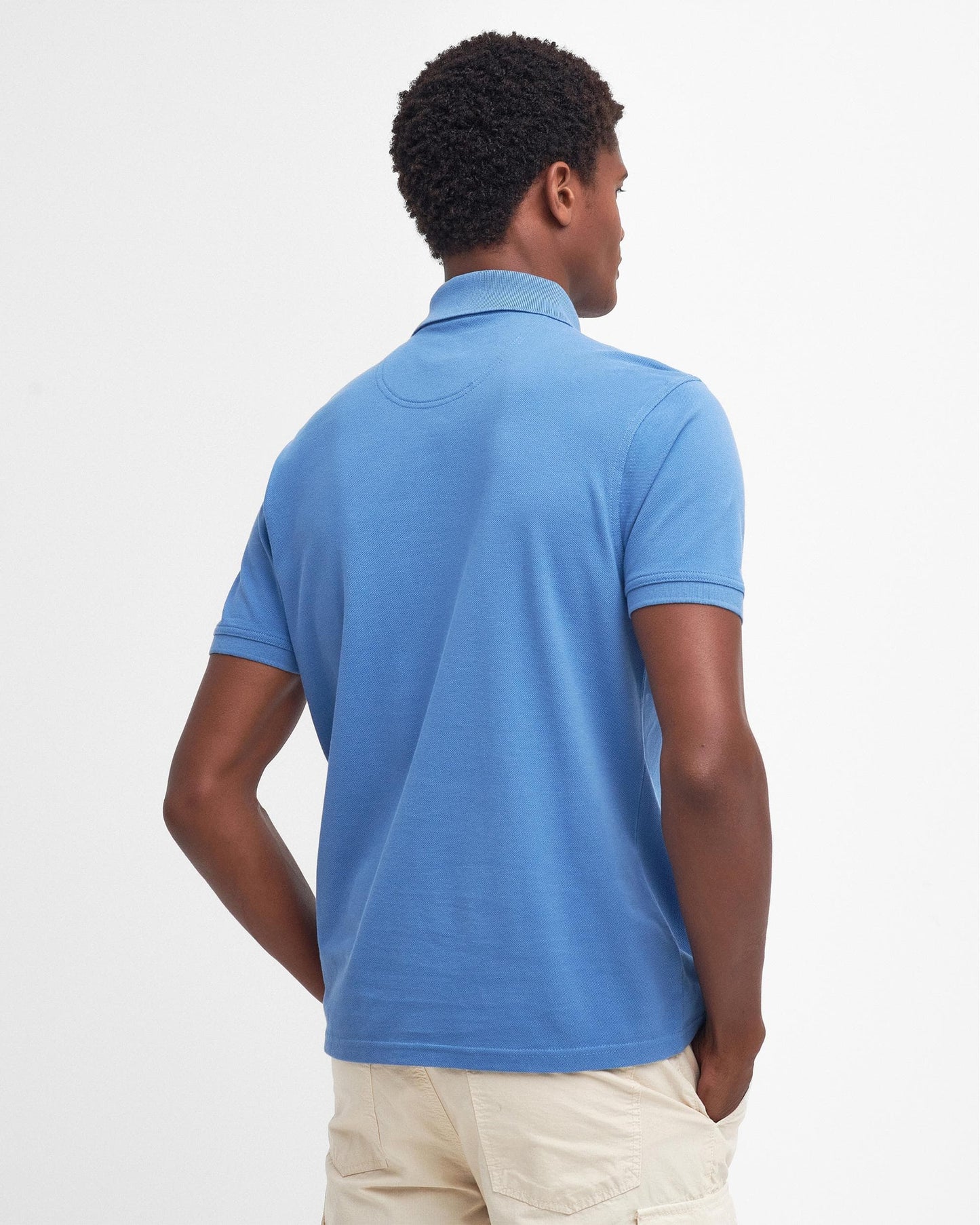 Barbour Mens Sports Polo Shirt - Federal Blue