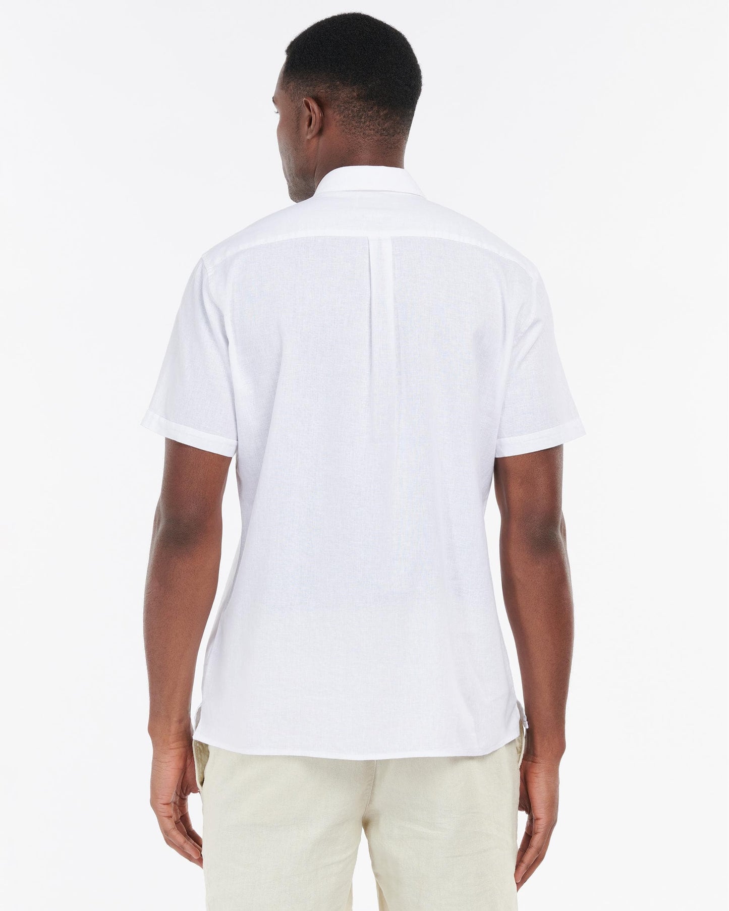 Barbour Nelson Mens Summer Shirt - White