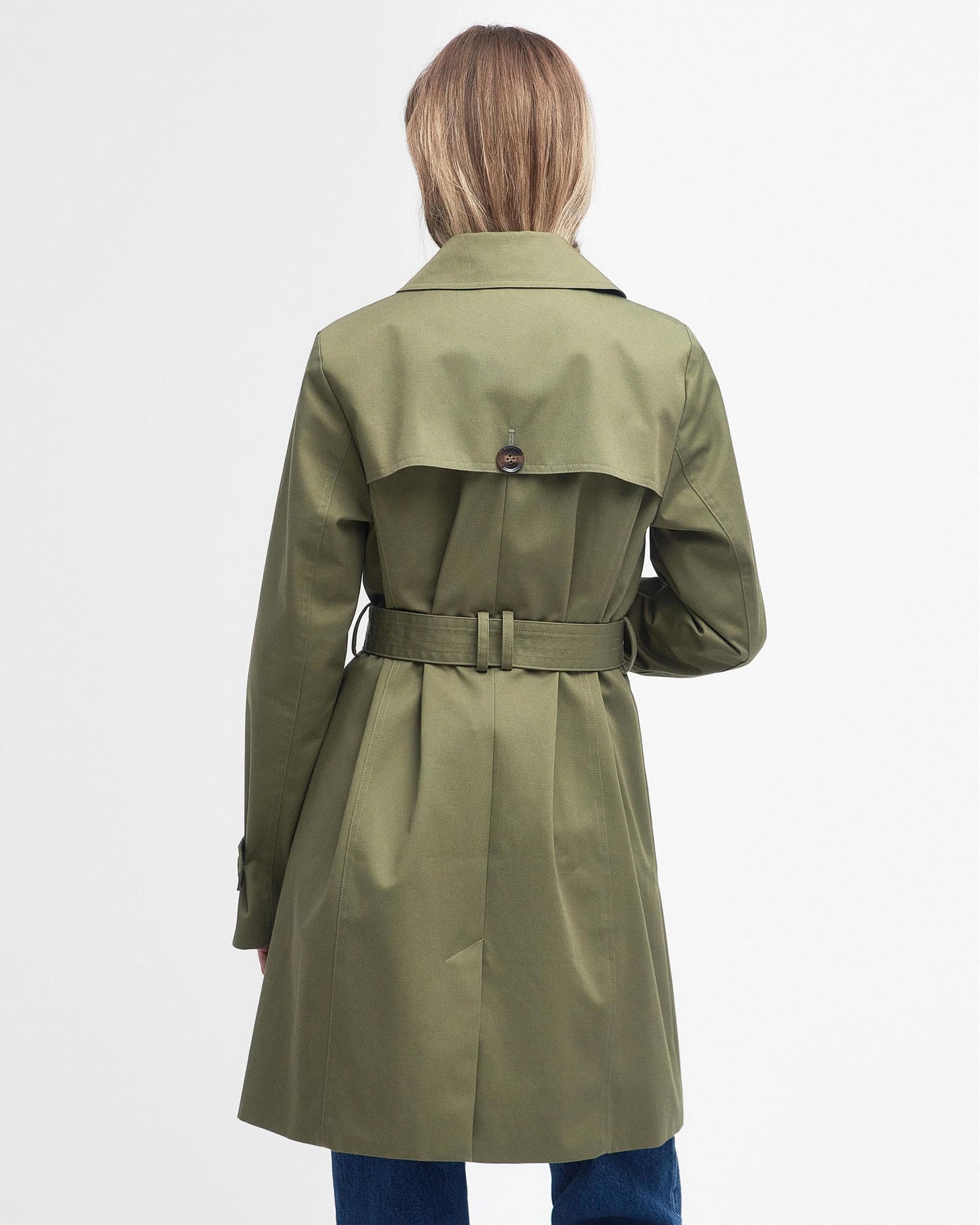 Barbour Short Greta Womens Showerproof Trenchcoat