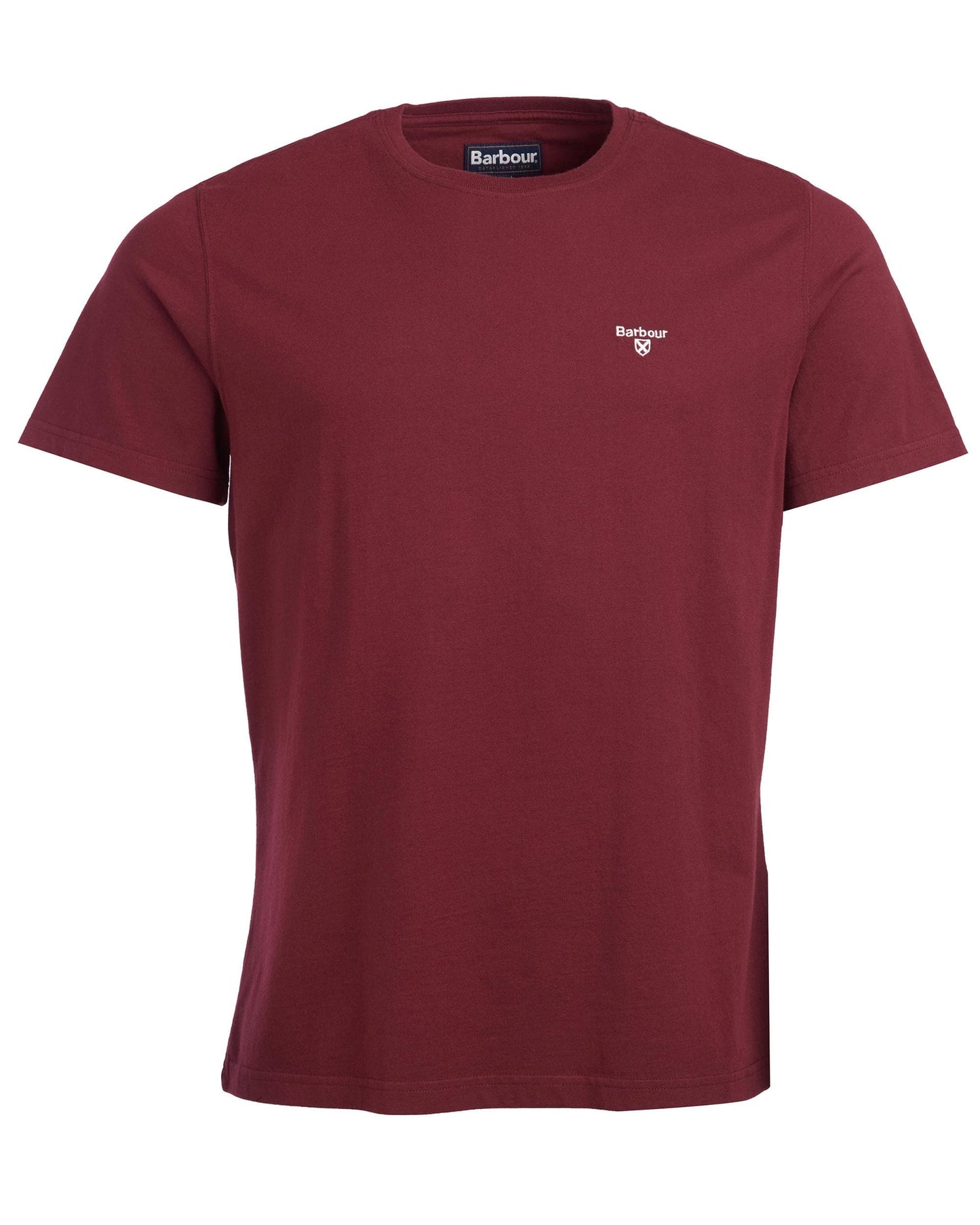 Barbour Sports Mens T-Shirt - Ruby