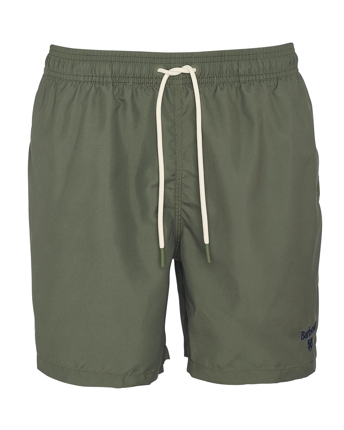 Barbour Staple Logo Mens 5 Swim Shorts - Olive
