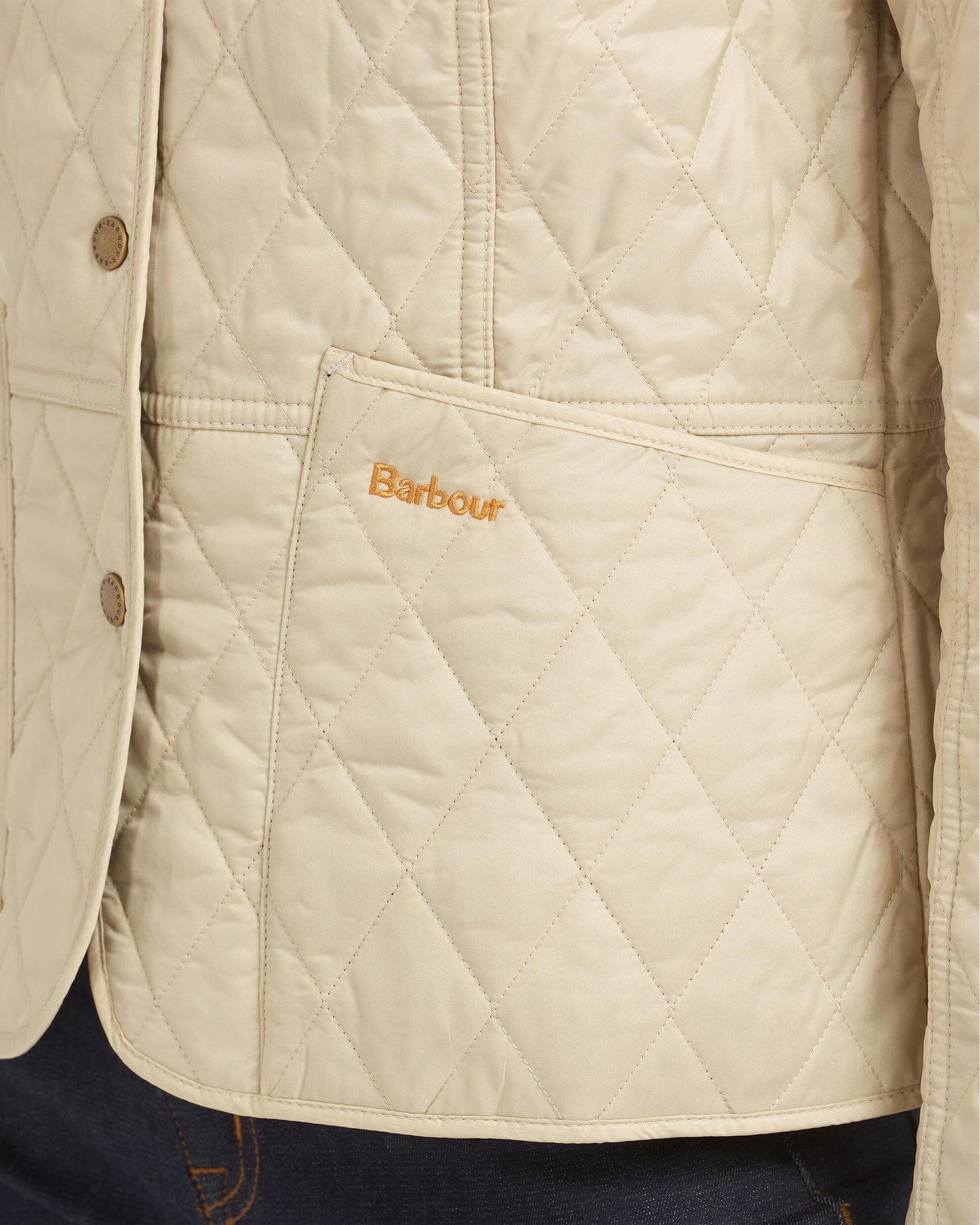 Barbour Summer Liddesdale Womens Jacket - Pearl/Navy