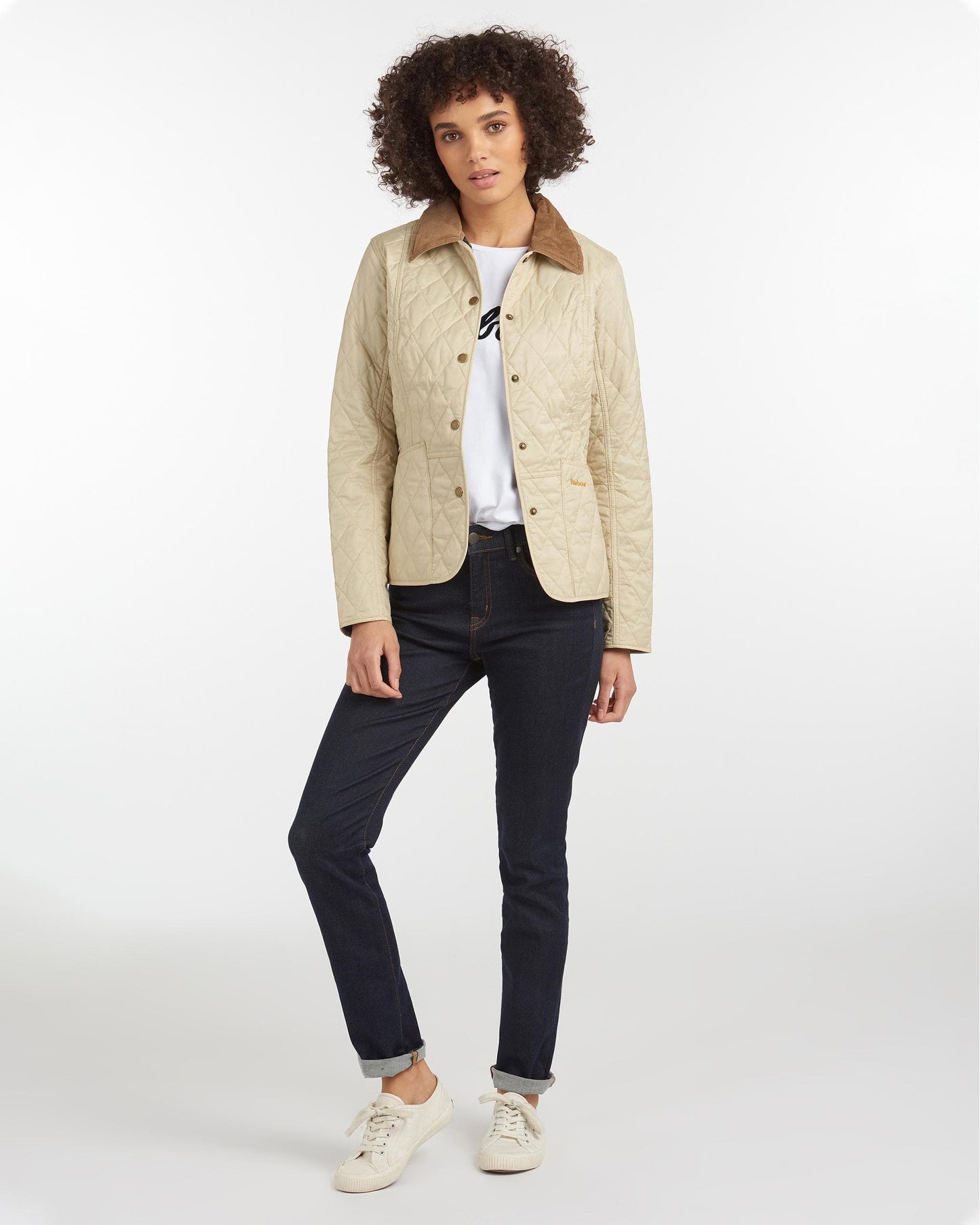 Barbour Summer Liddesdale Womens Jacket - Pearl/Navy