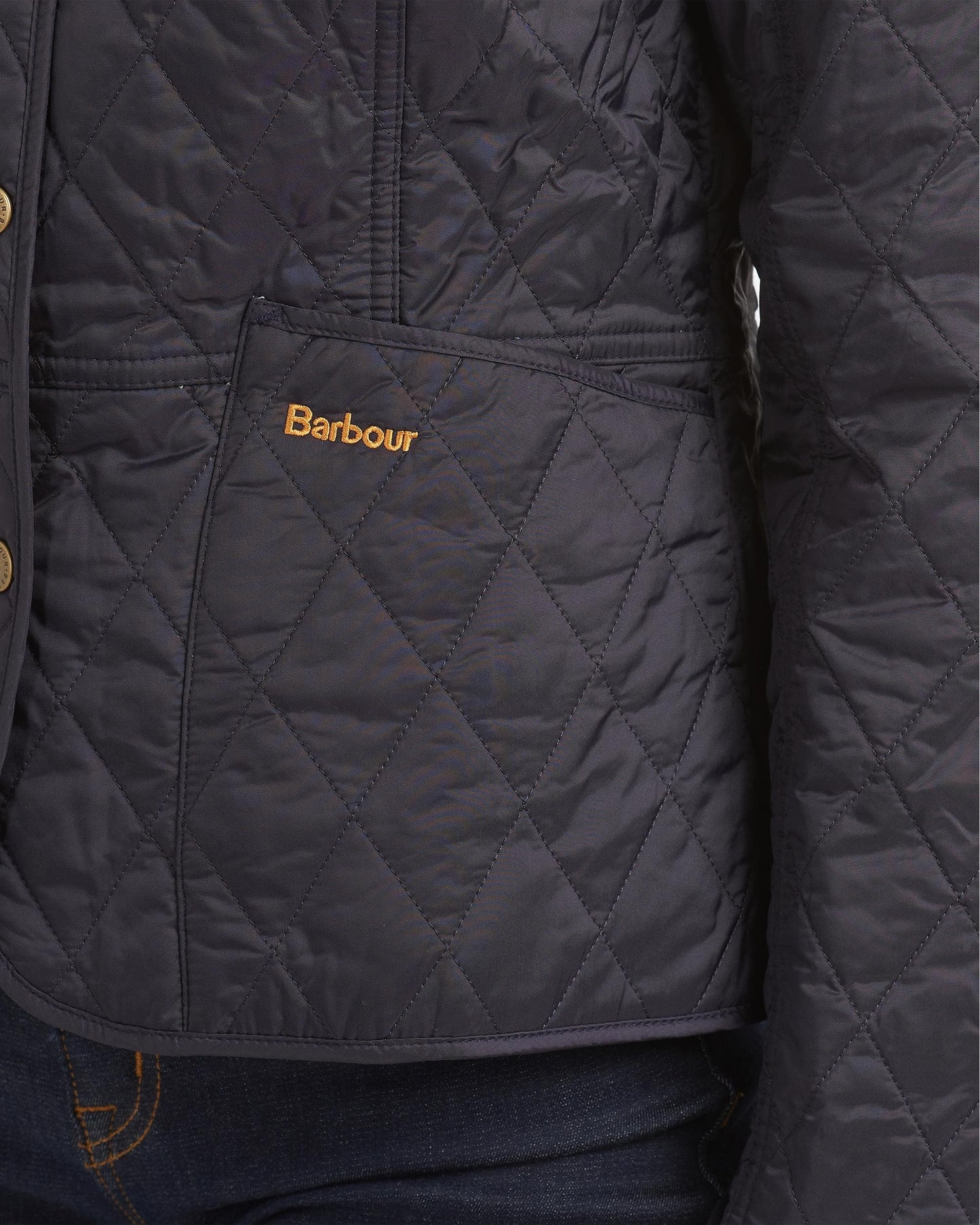Barbour Summer Liddesdale Womens Jacket - Navy/Pearl