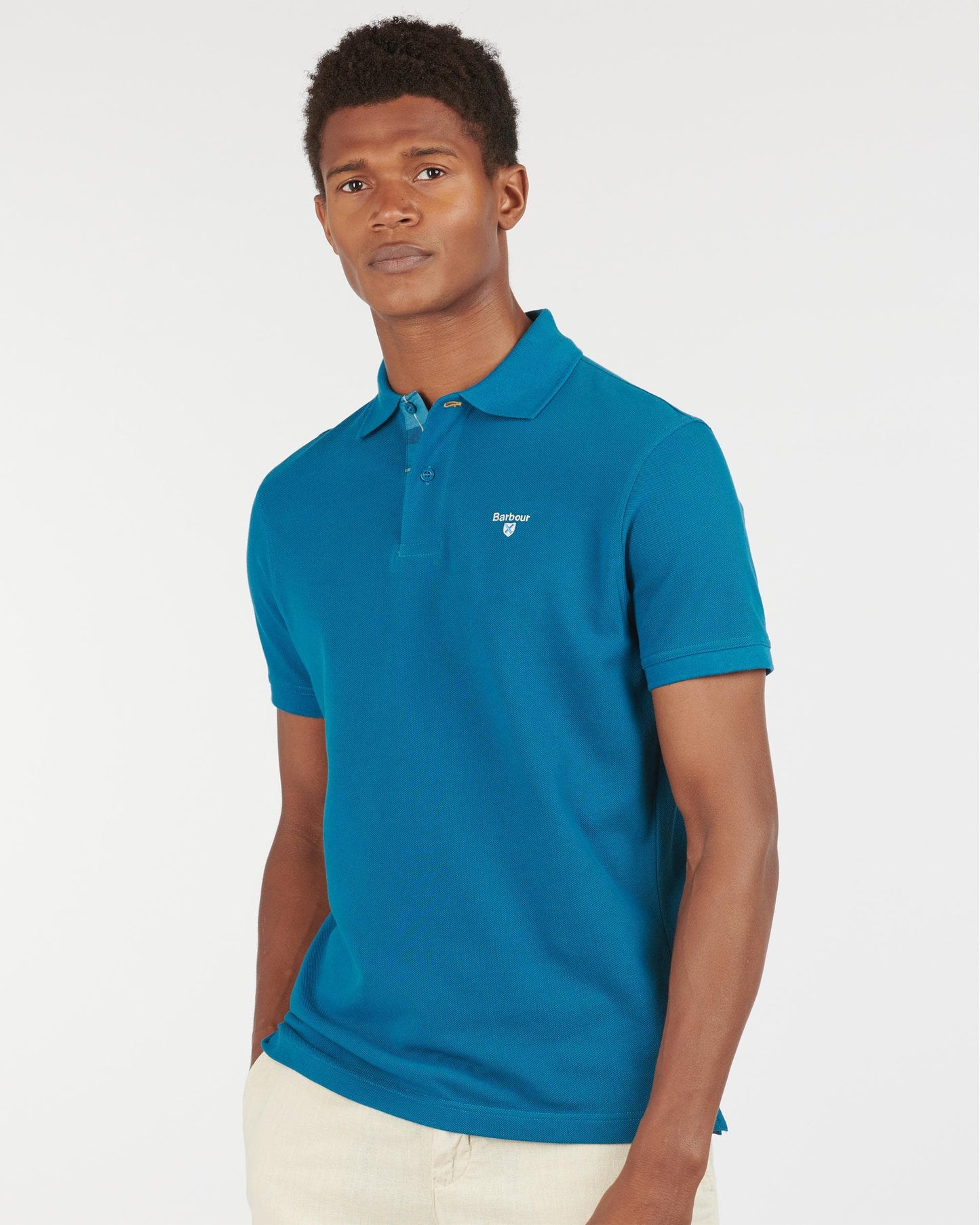 Barbour Tartan Pique Mens Polo S/S 25