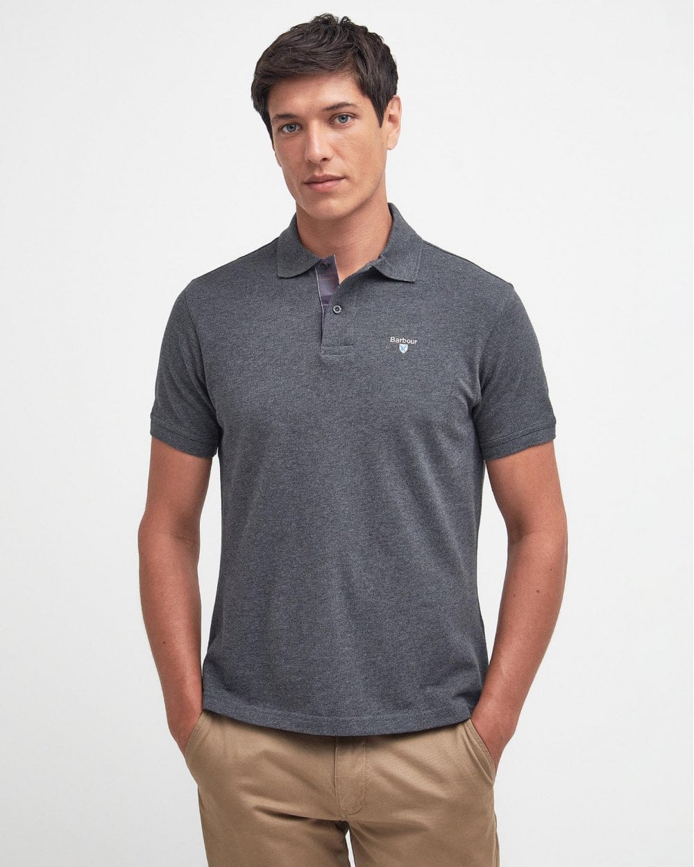 Barbour Tartan Pique Mens Polo S/S 25