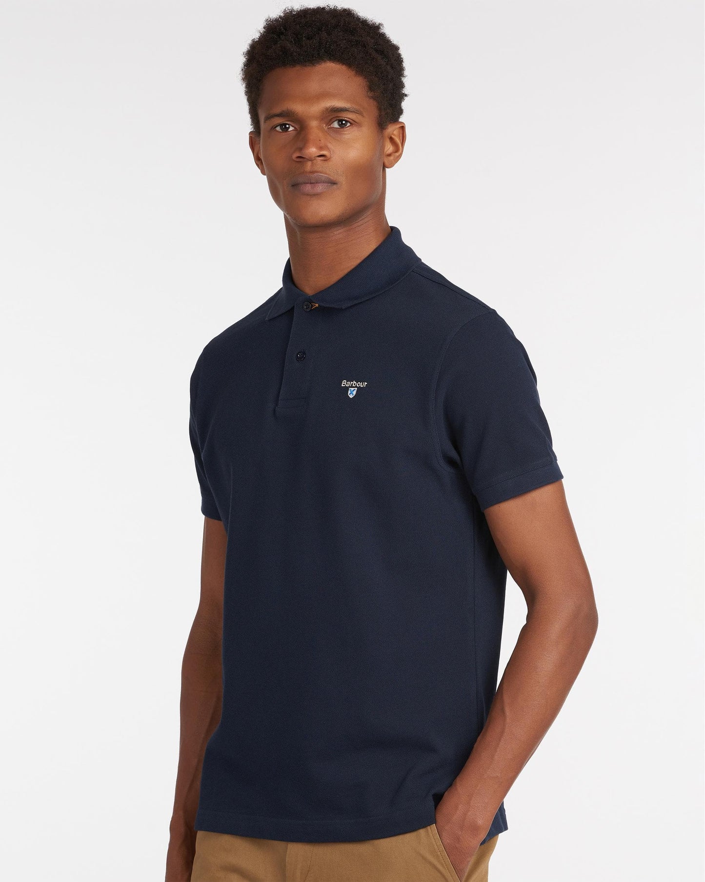 Barbour Tartan Pique Mens Polo S/S 25