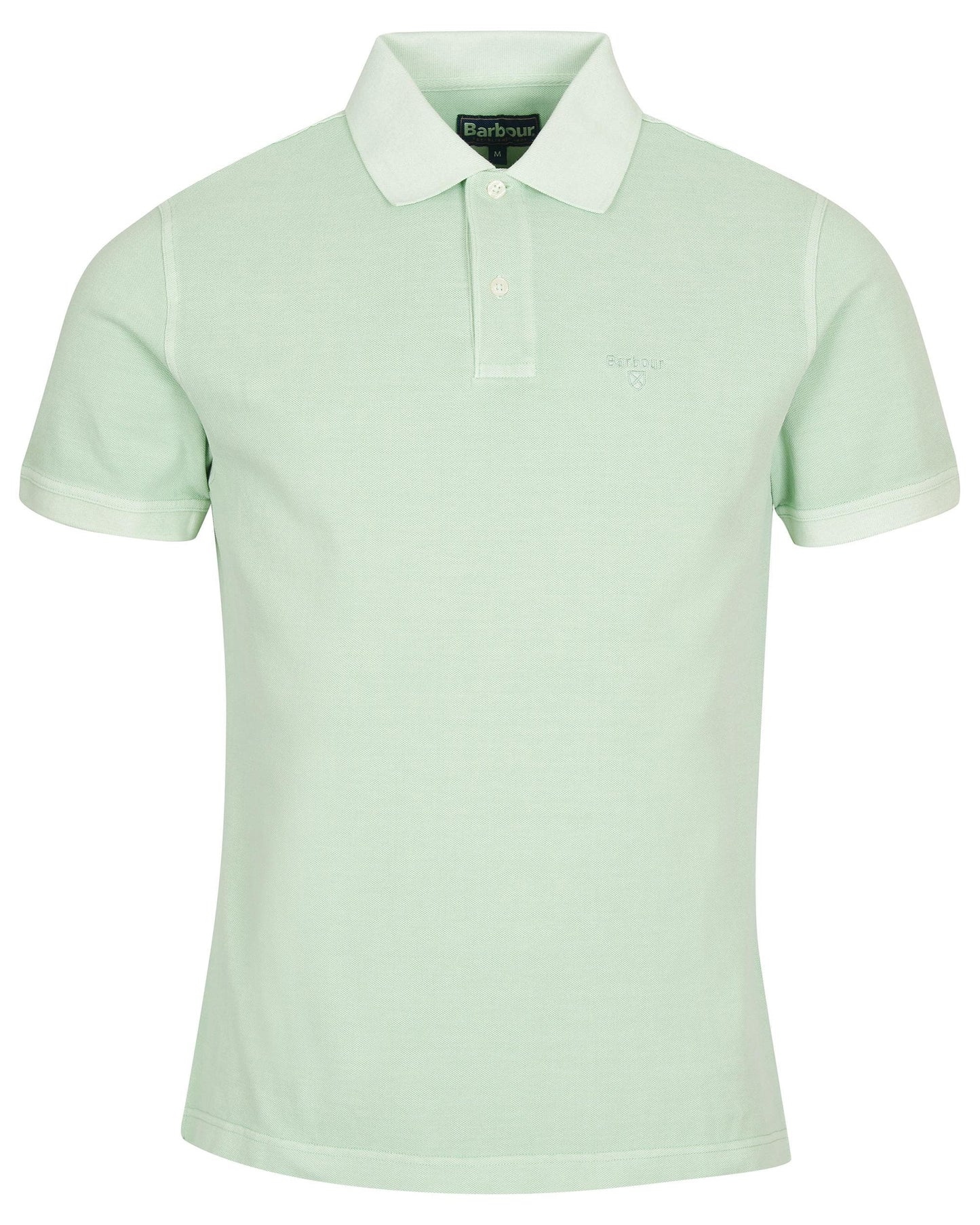 Barbour Wash Sports Mens Polo Shirt - Dusty Mint