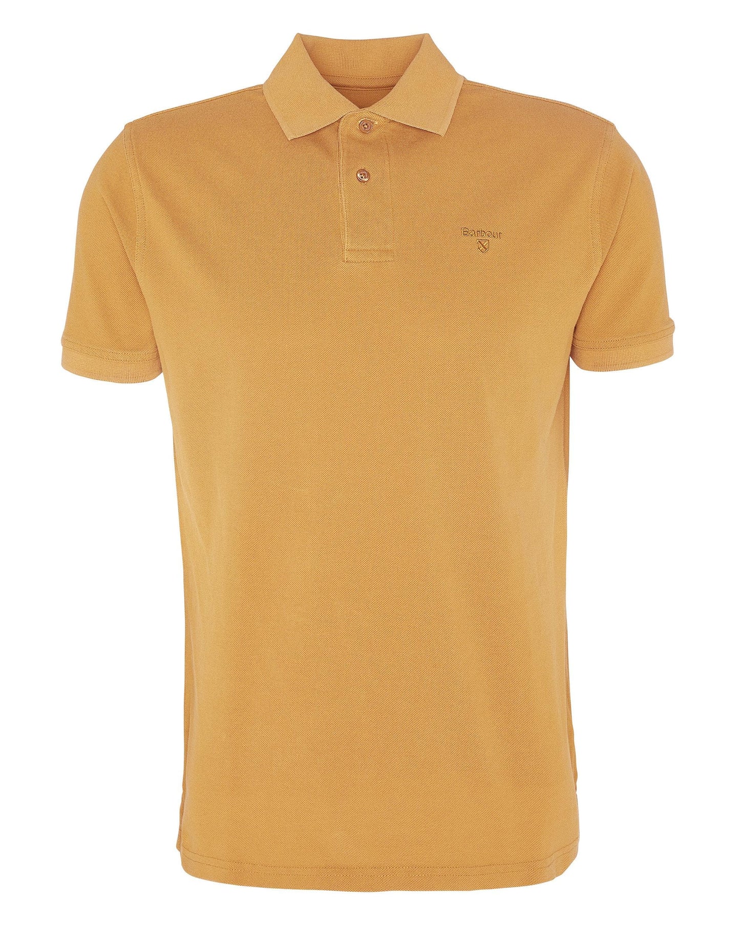 Barbour Wash Sports Mens Polo Shirt - Cumin