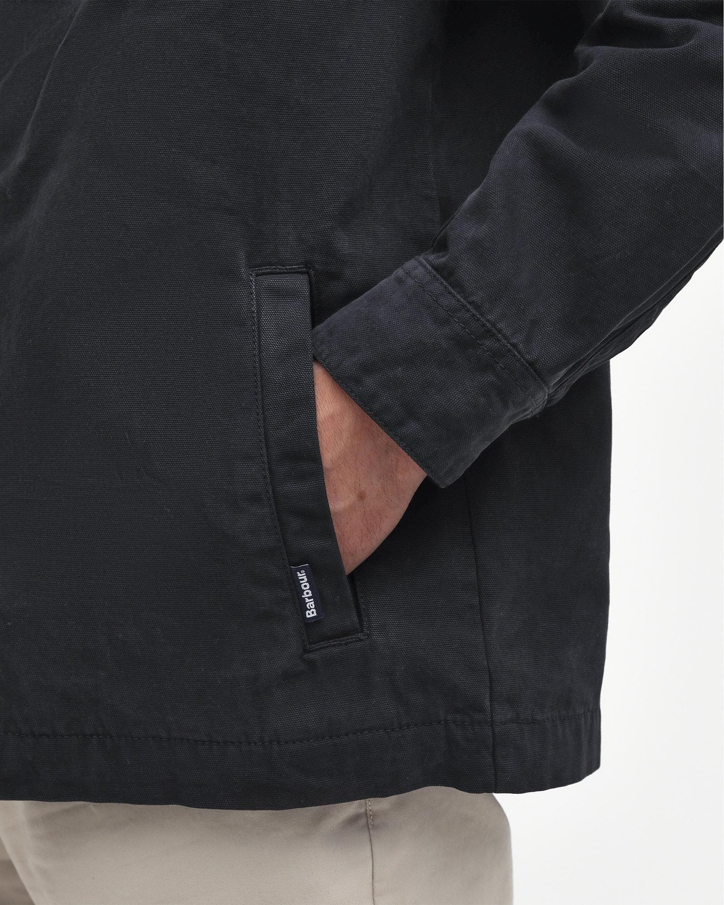 Barbour Washed Mens Overshirt - Navy