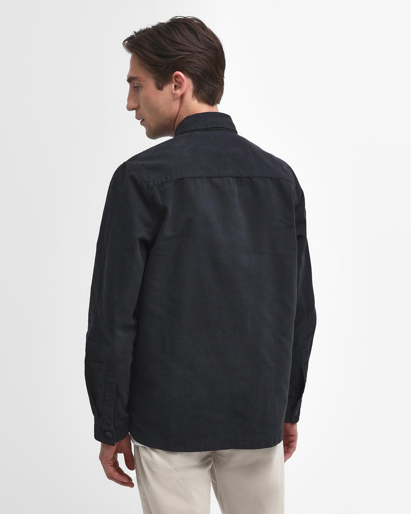 Barbour Washed Mens Overshirt - Navy