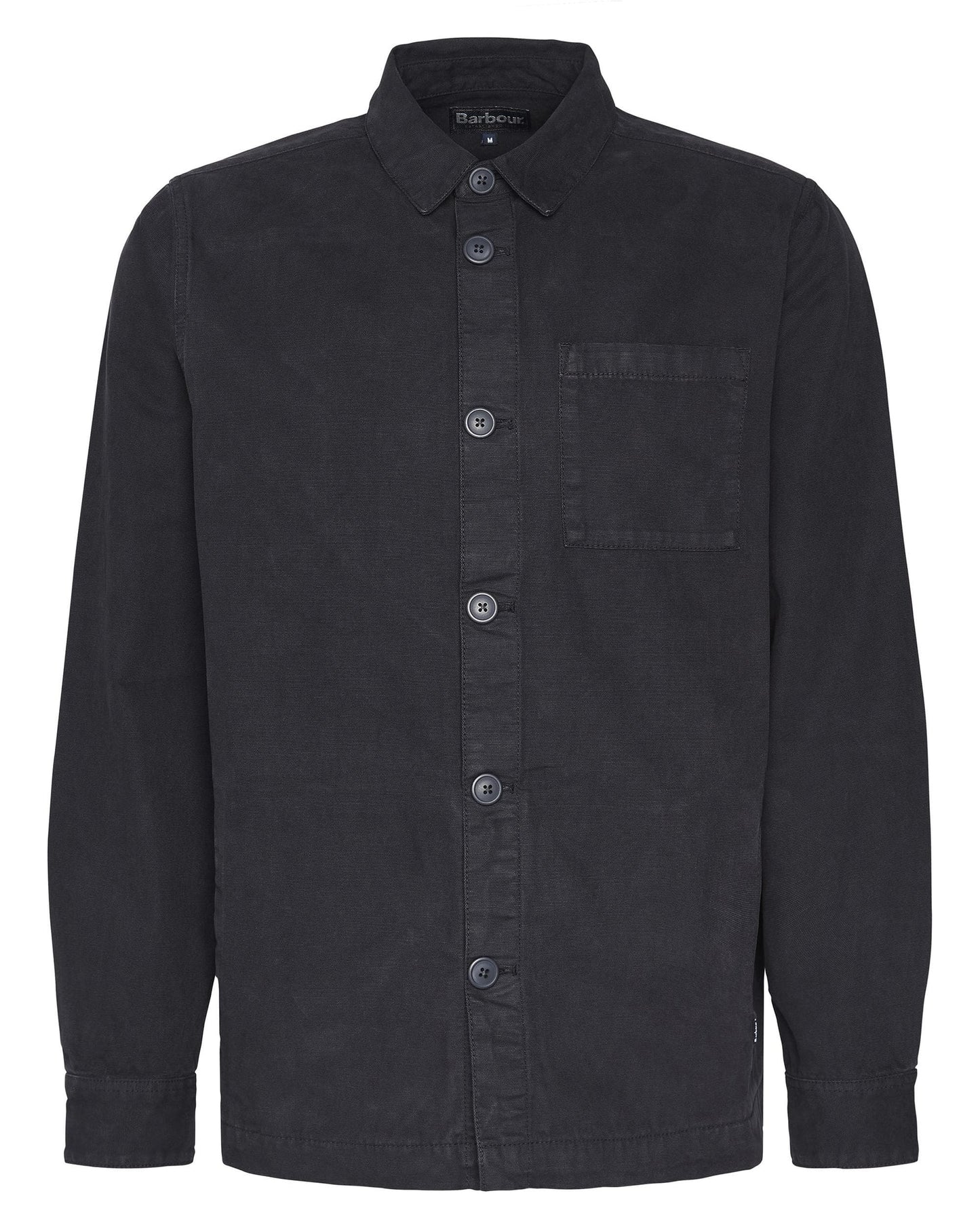 Barbour Washed Mens Overshirt - Navy