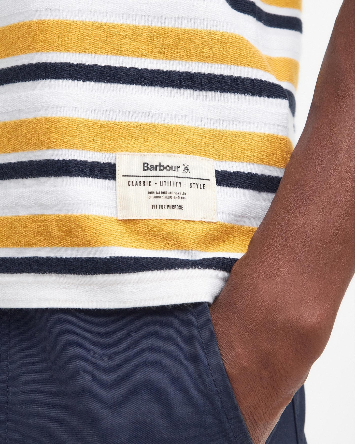 Barbour Barbour Whitwell Stripe Mens Tailored T-Shirt