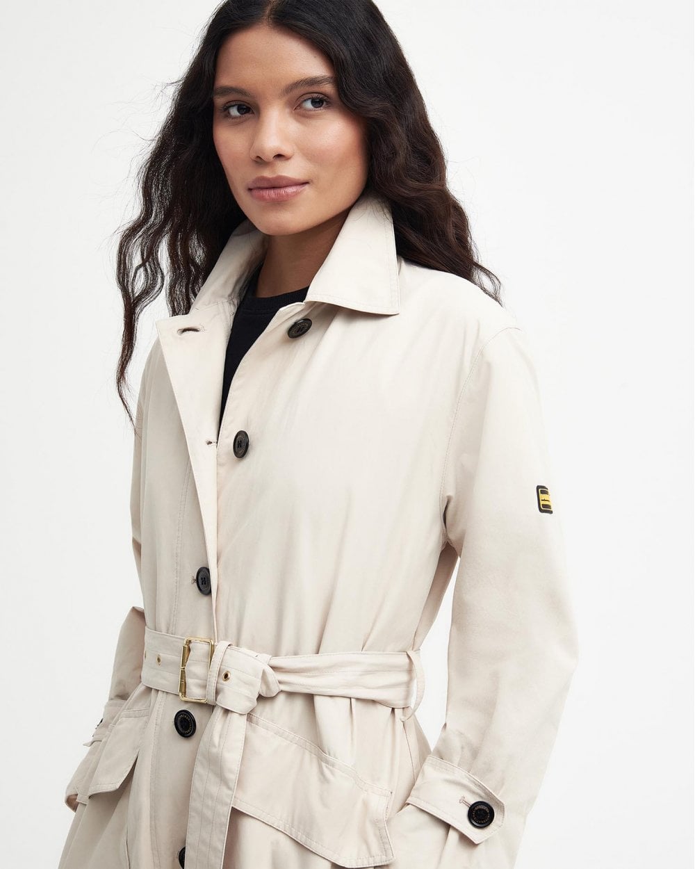 Barbour International Aldrin Womens Long Showerproof