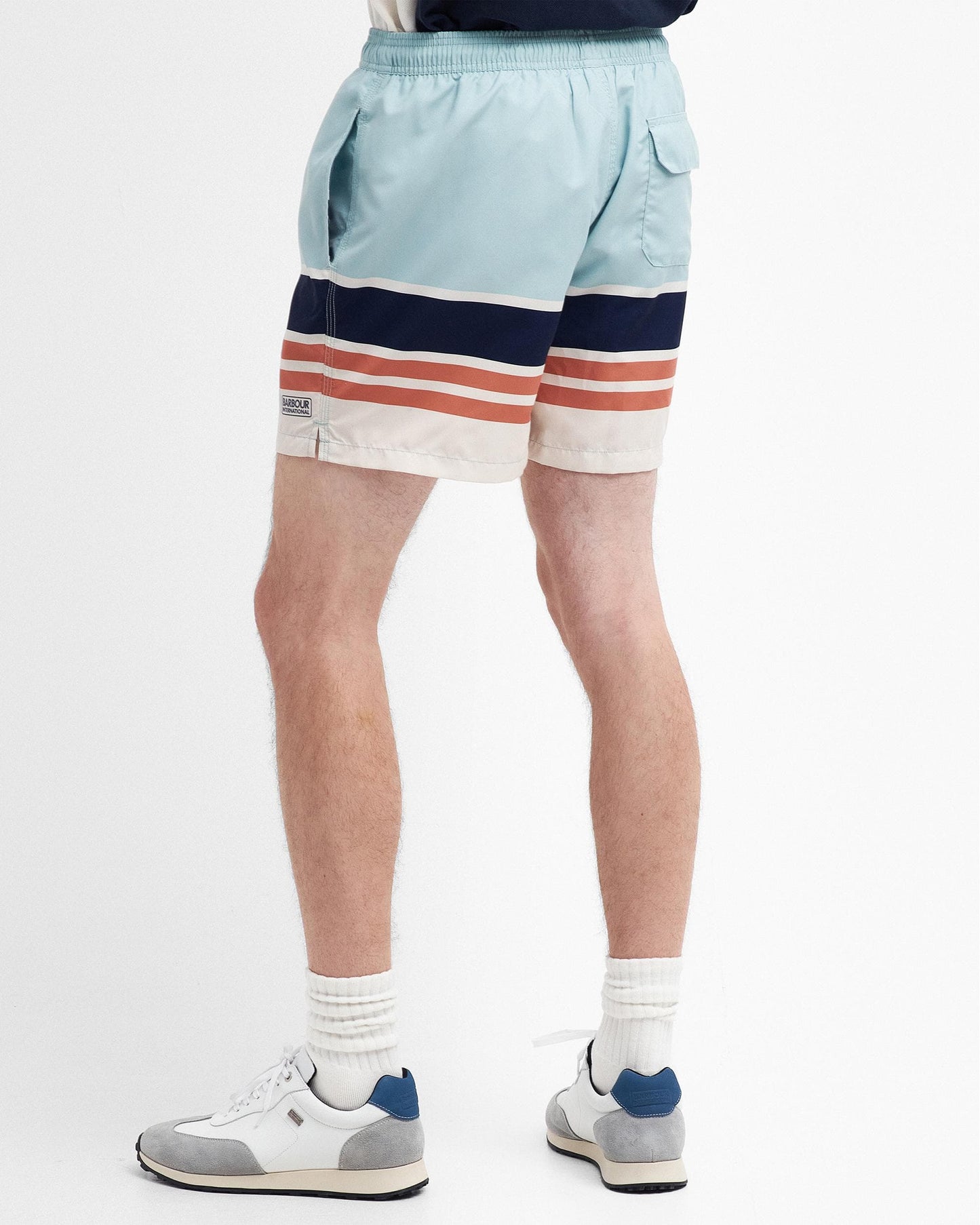 Barbour International Barbour International Block Stripe Mens Swim Shorts