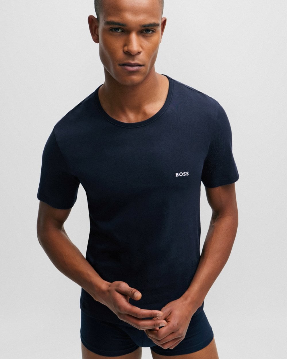 BOSS Orange 3-Pack RN Classic Mens Loungewear T-Shirts
