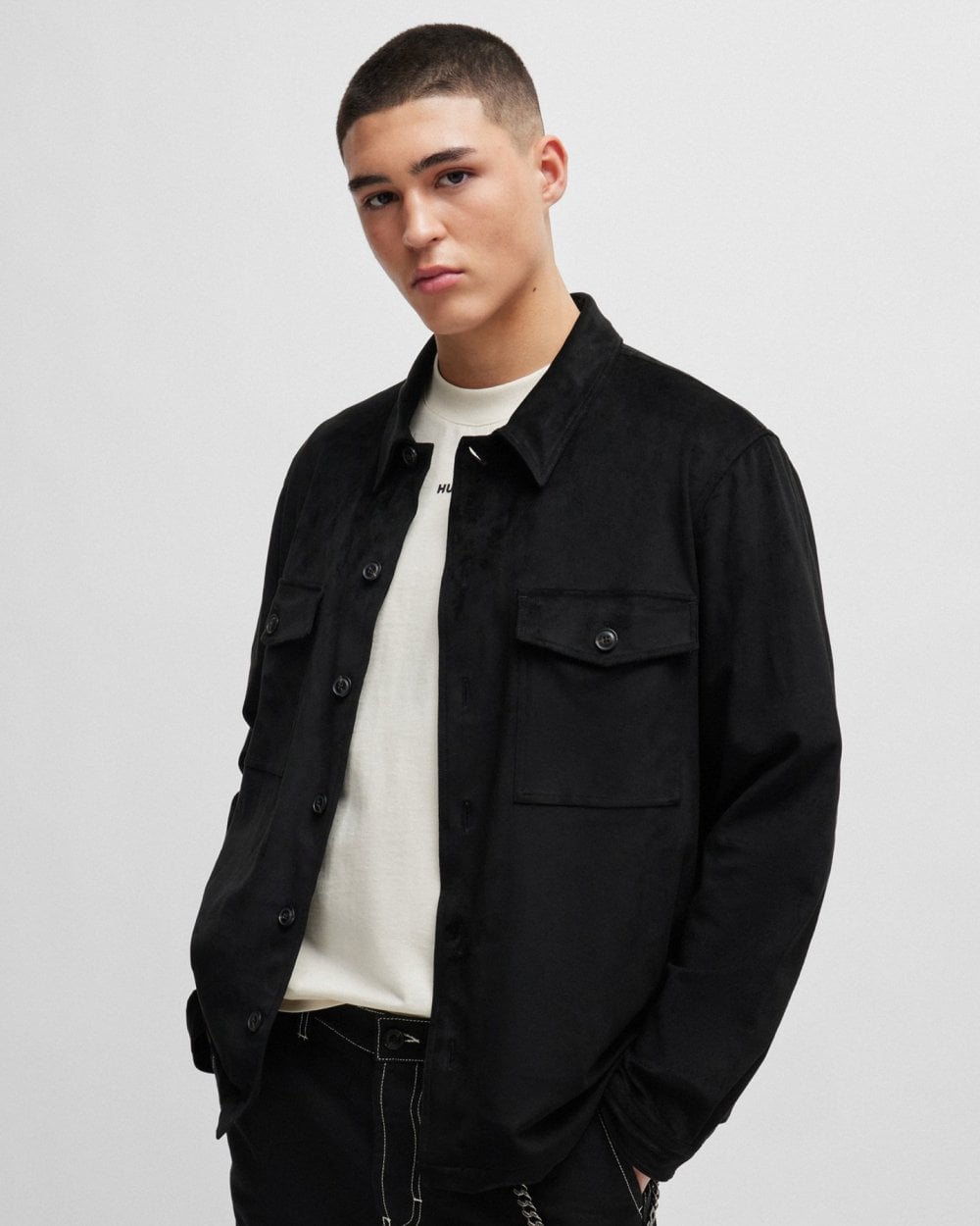 HUGO HUGO Enalu Mens Overshirt