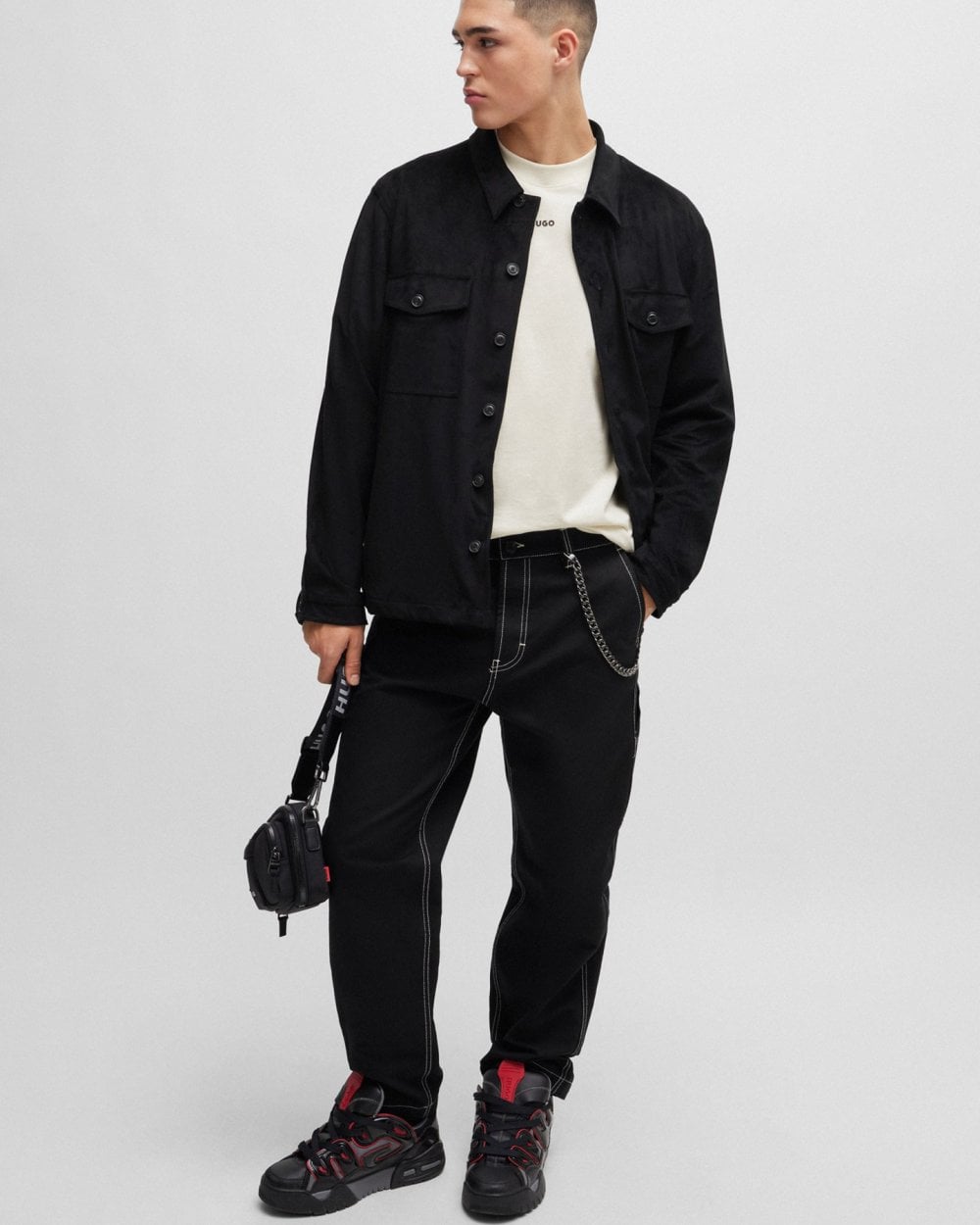HUGO HUGO Enalu Mens Overshirt