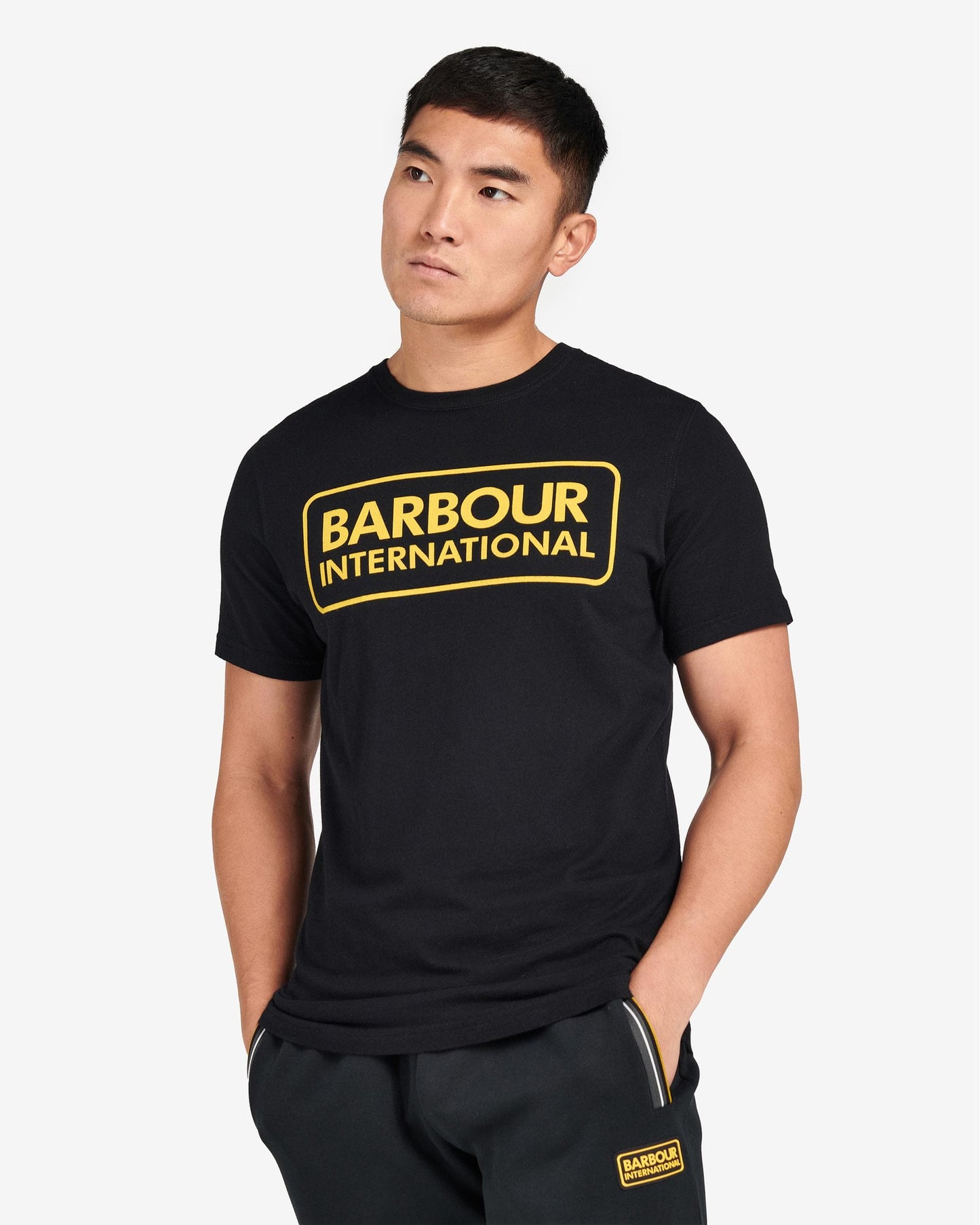 Barbour International Essential Large Logo Mens T-Shirt