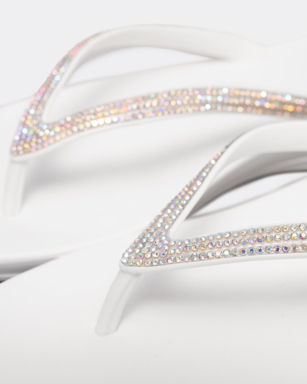 Fitflop IQushion Sparkle Womens Flip-Flop - Urban White 194