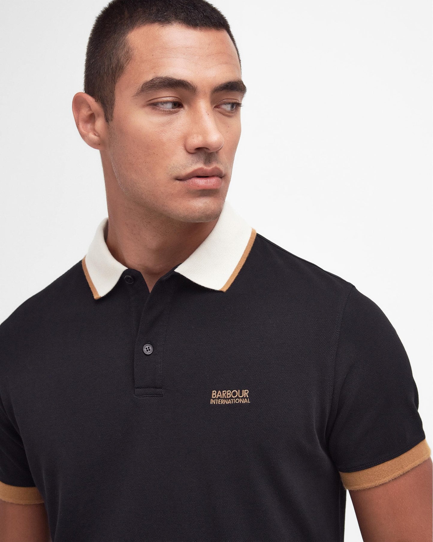 Barbour International Howall Mens Polo - Black